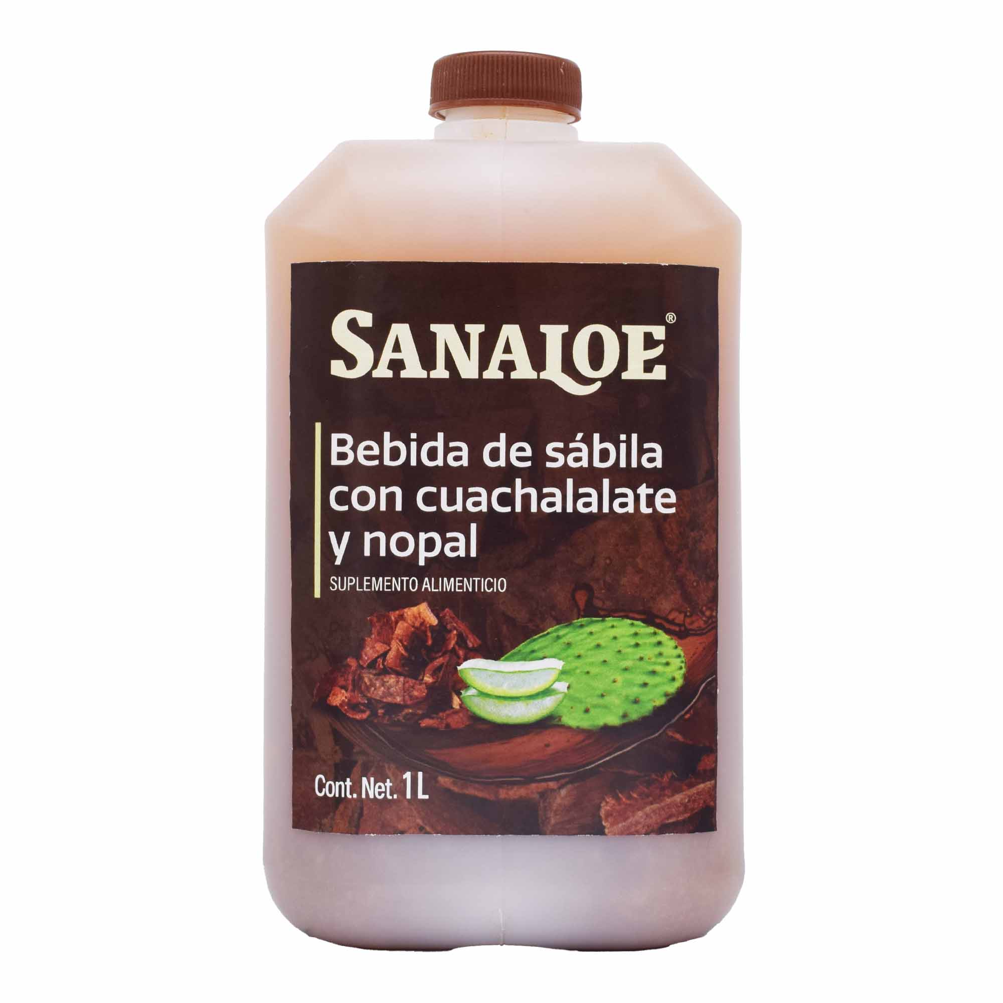 Bebida De Sabila Con Cuachalalate Y Nopal 1 L