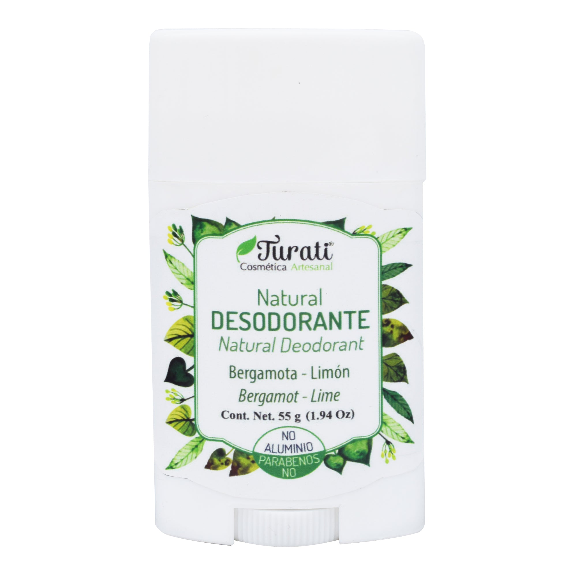 Desodorante En Barra Bergamota Limon 55 G