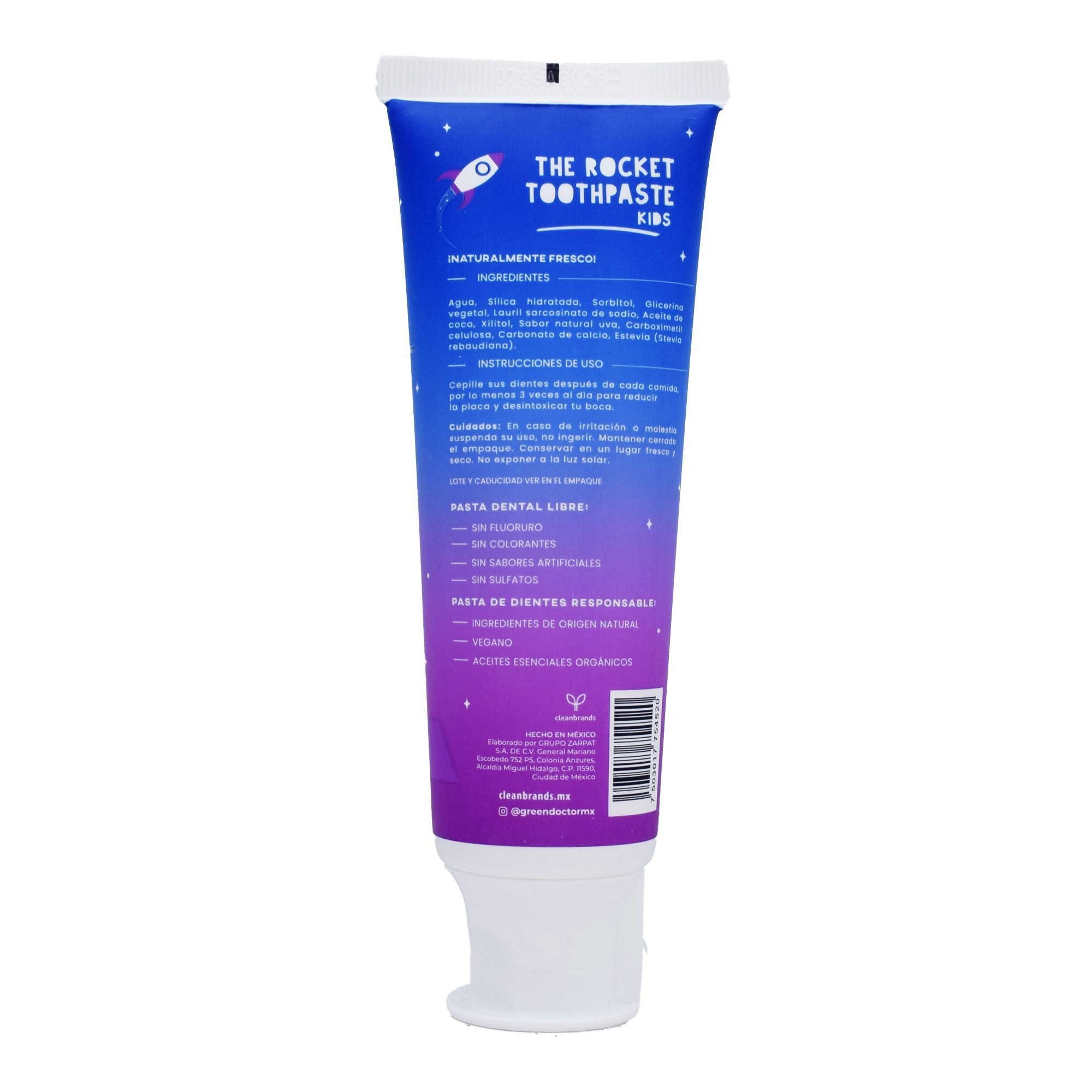 Pasta Dental Natural Uva 85 G