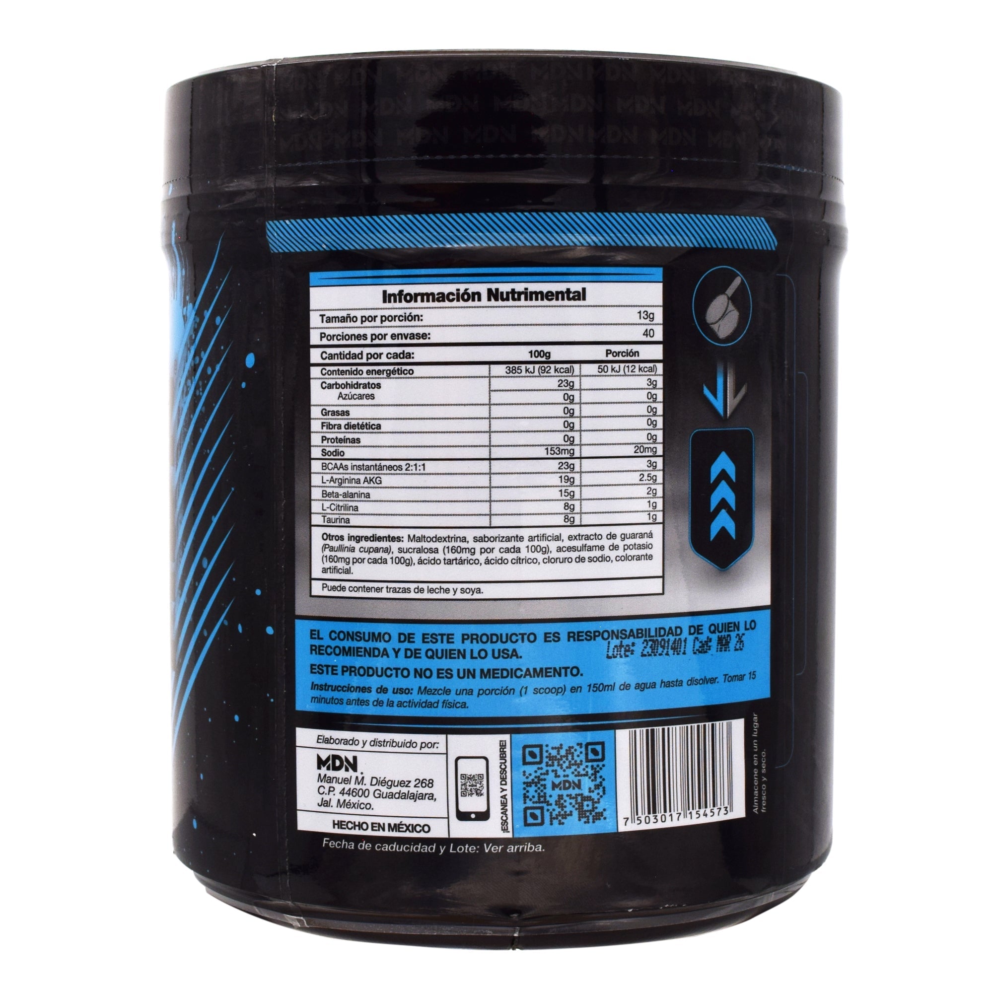 Preworkout Brave  Uva  520 G