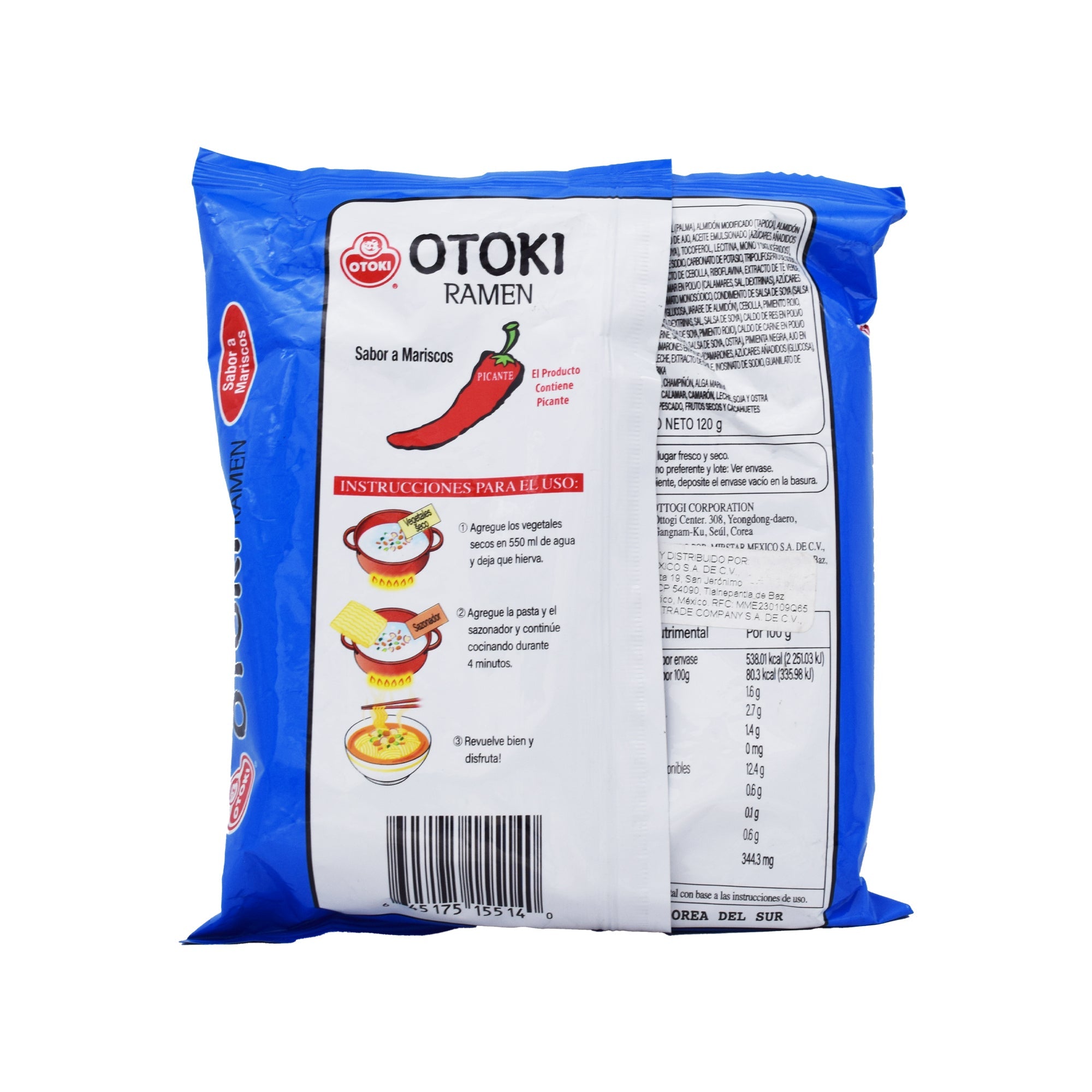 Sopa Precocida Ramen Mariscos 120 G