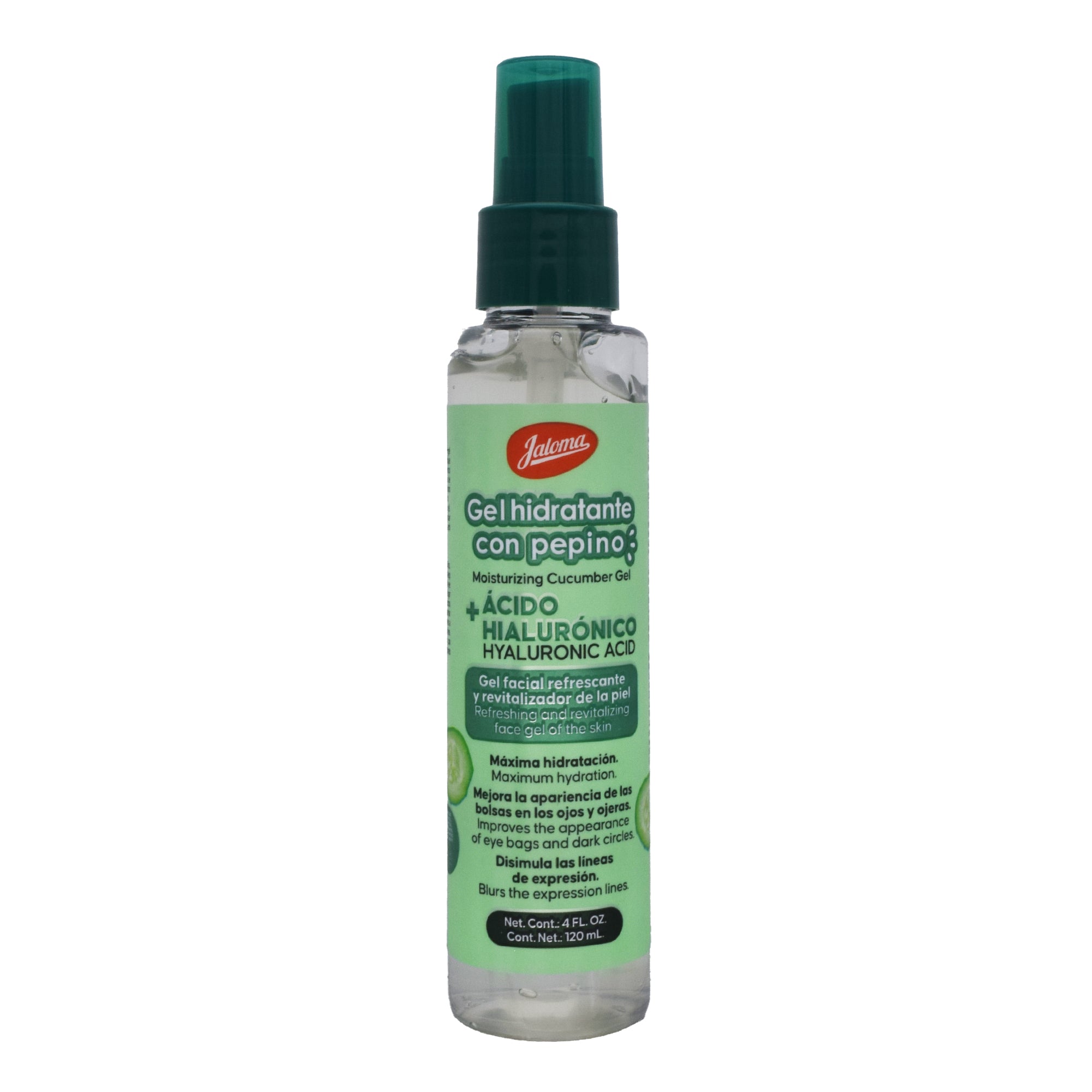 Gel Facial Hidratante Con Pepino 120 Ml