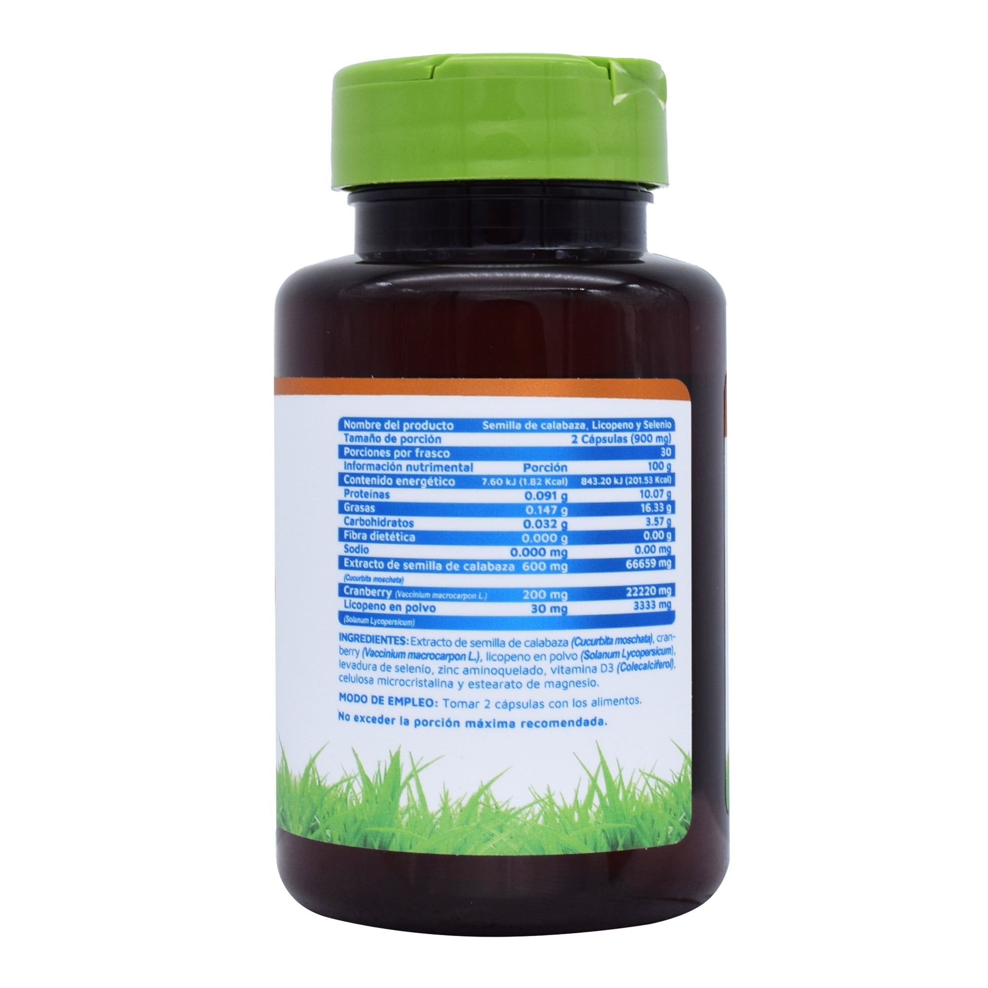Semilla De Calabaza Licopeno Selenio 60 Cap
