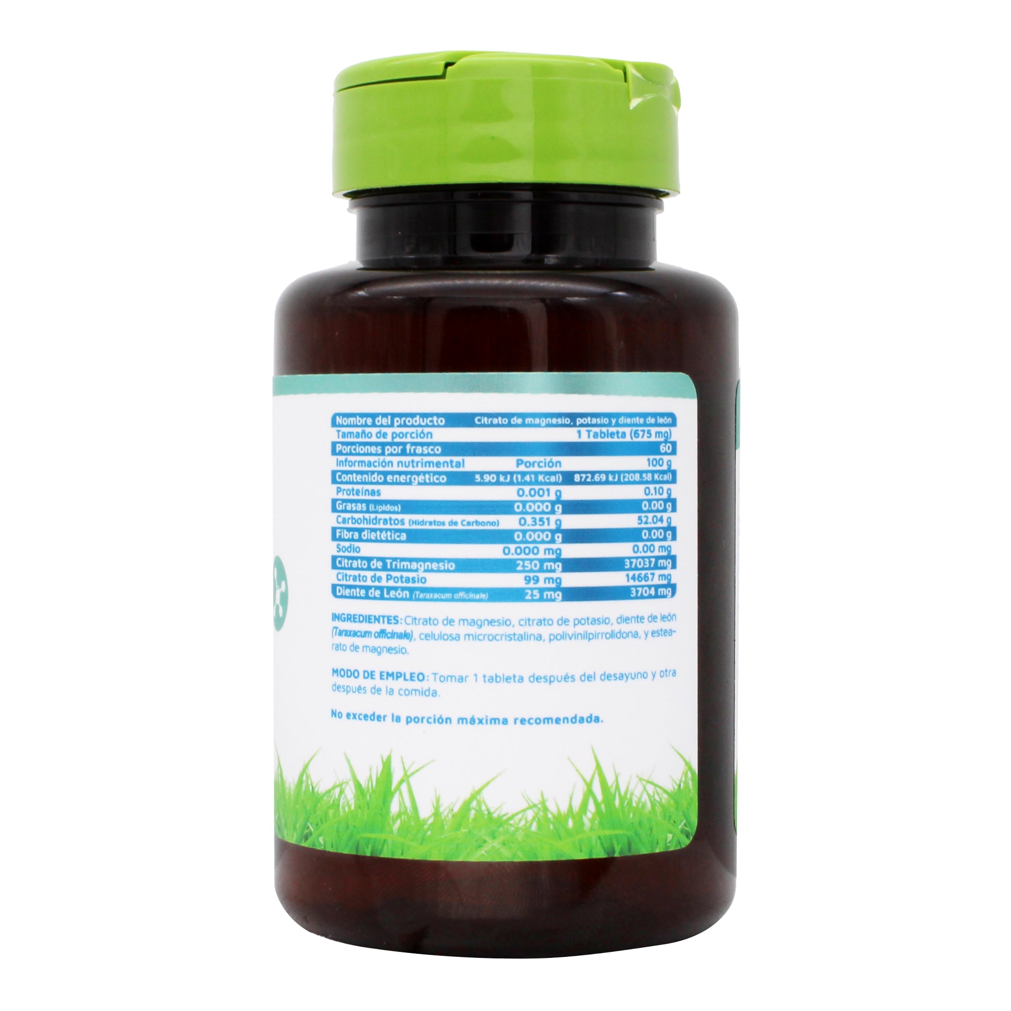 Citrato De Magnesio Potasio Y Diente De Leon 60 Tab
