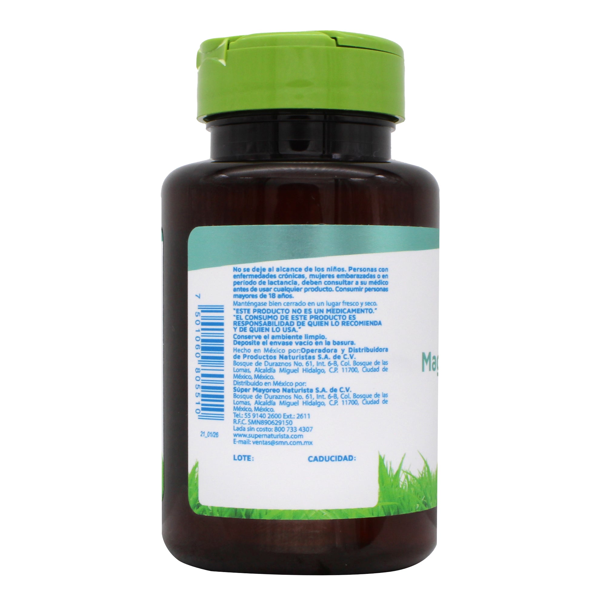 Citrato De Magnesio Potasio Y Diente De Leon 60 Tab