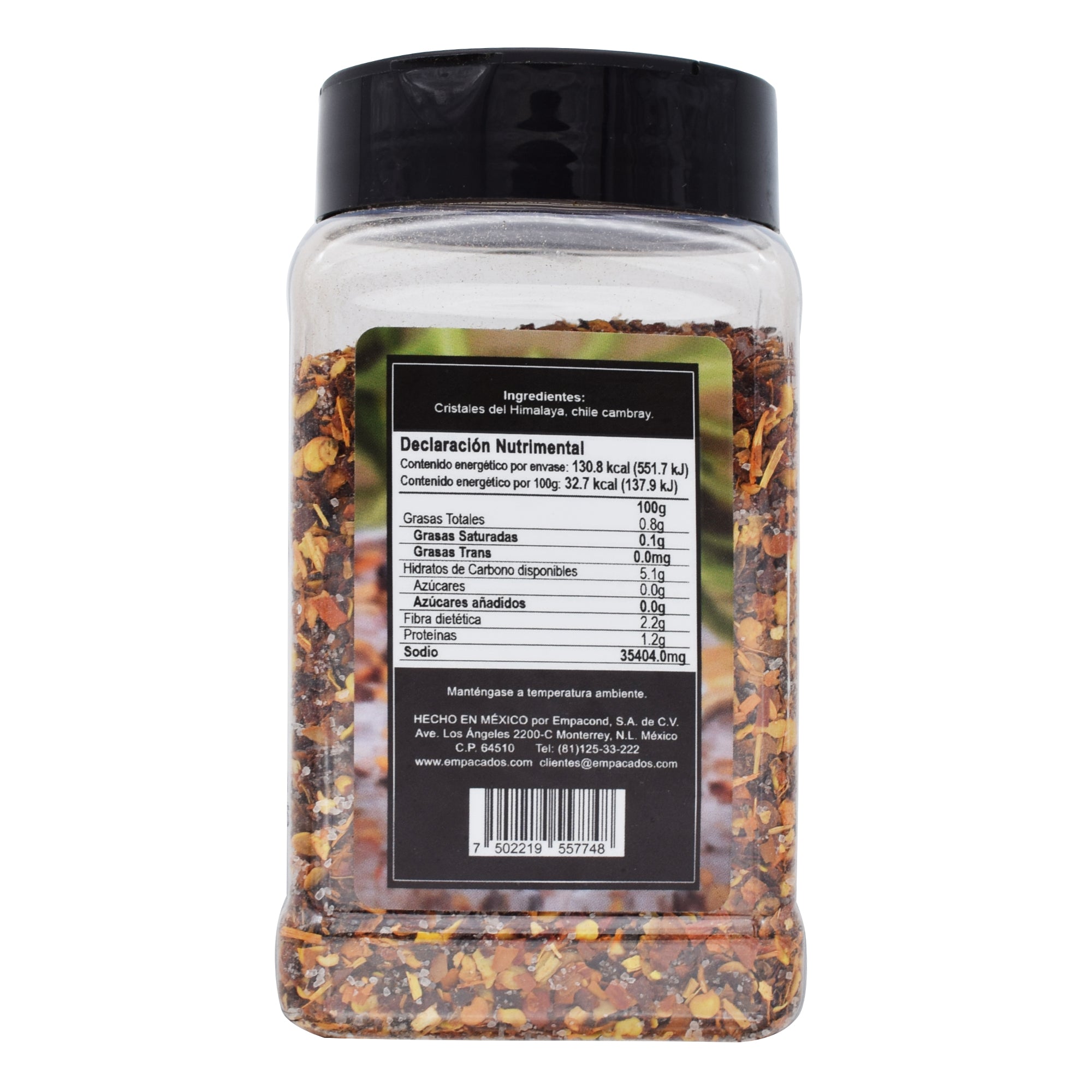 Sal Del Himalaya Con Chile Cambray 400 G