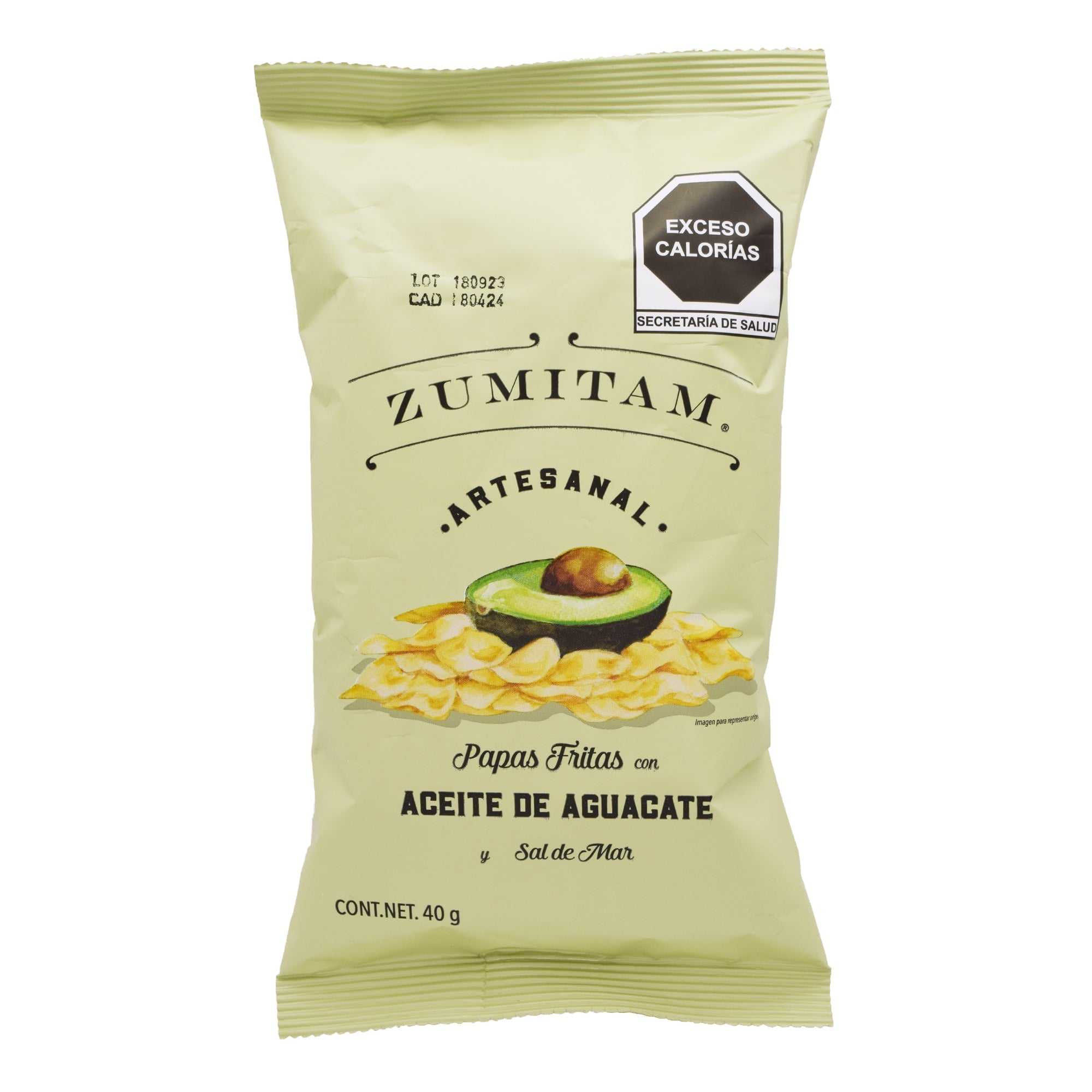 Papas Fritas Con Aceite De Aguacate 40 G