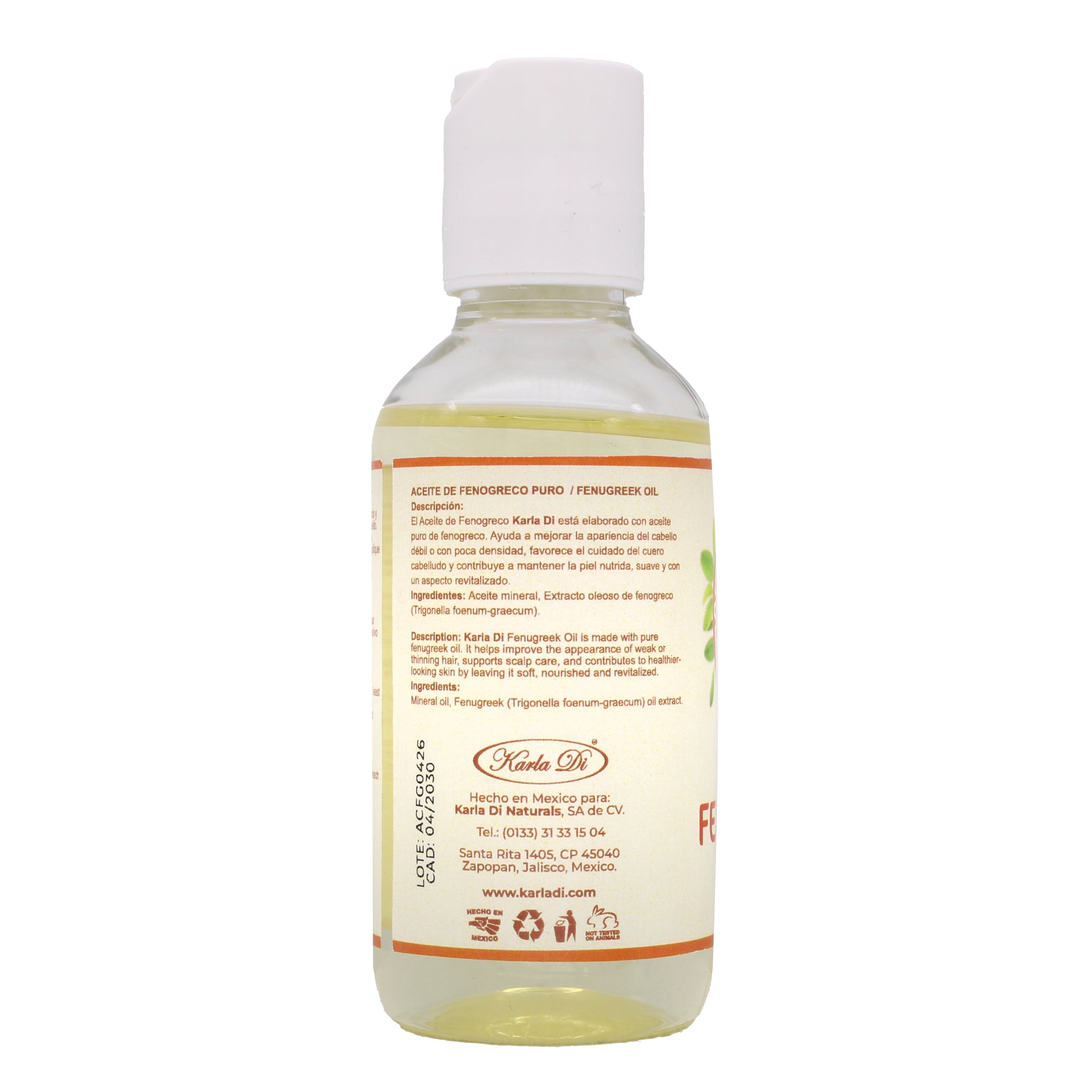 Aceite Fenogreco 120 Ml