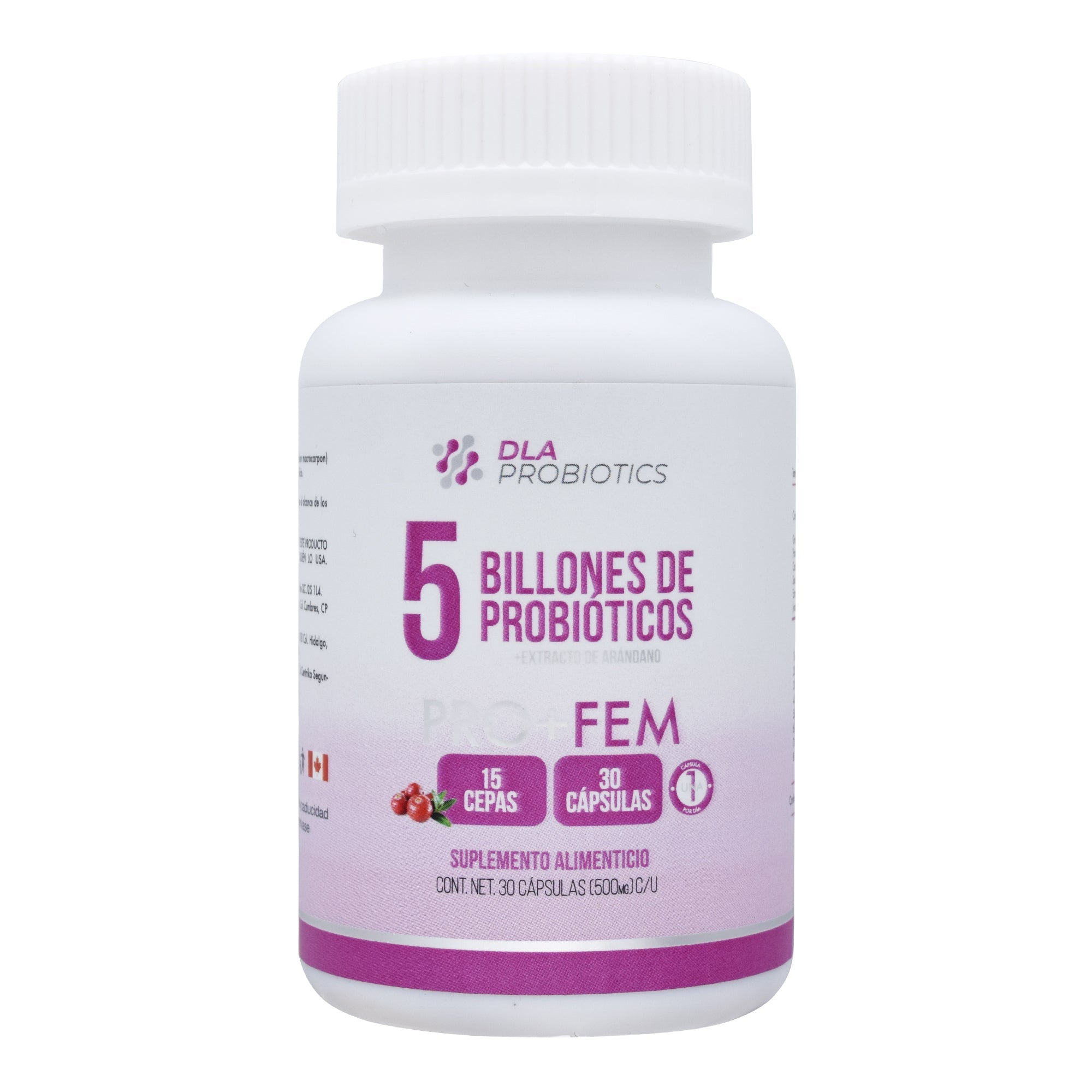 5 Billones De Probioticos Pro Fem 30 Cap