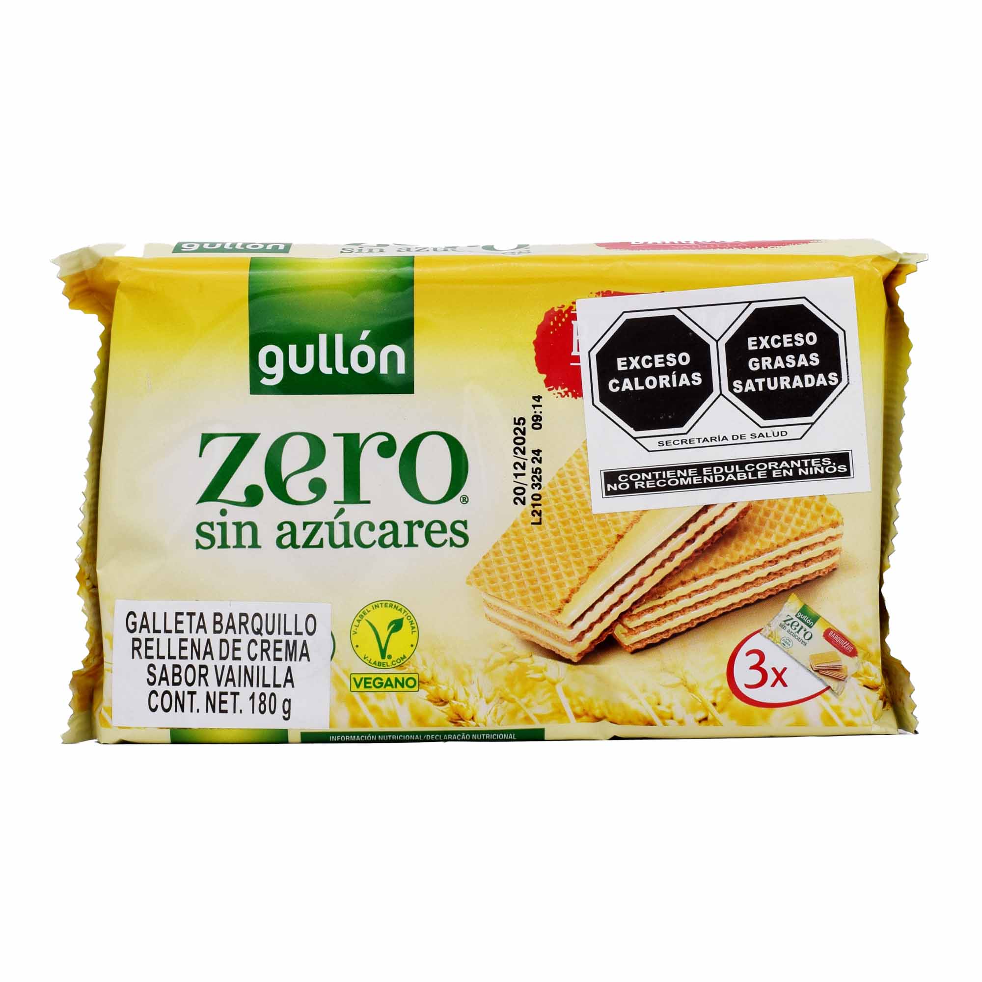 Galleta Barquillo Vainilla 180g