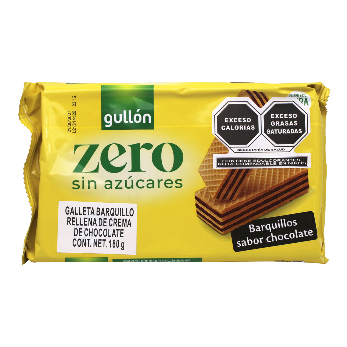 Galleta Barquillo Chocolate 180g