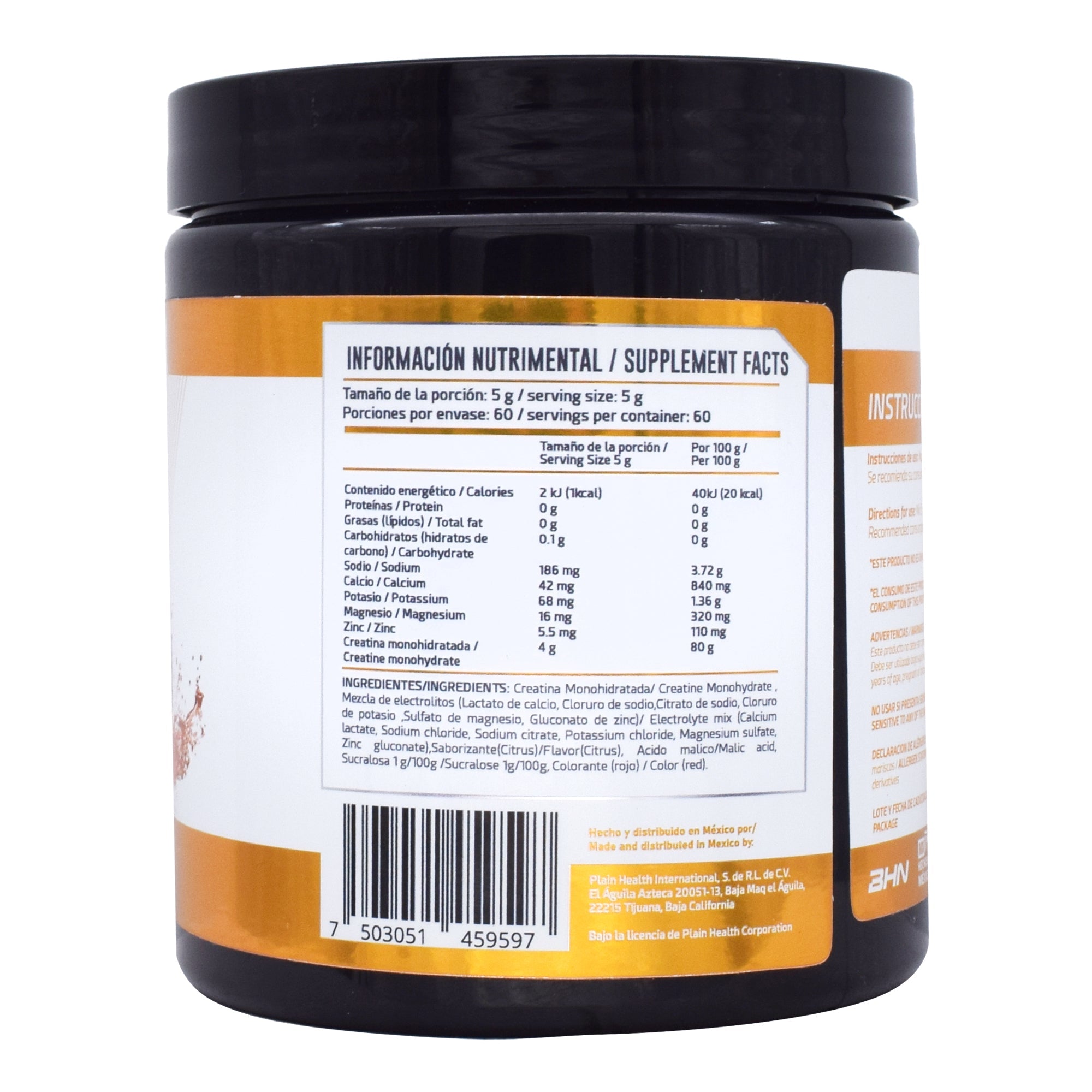 Creatine Electrolyte Sinergy Citricos 300 G