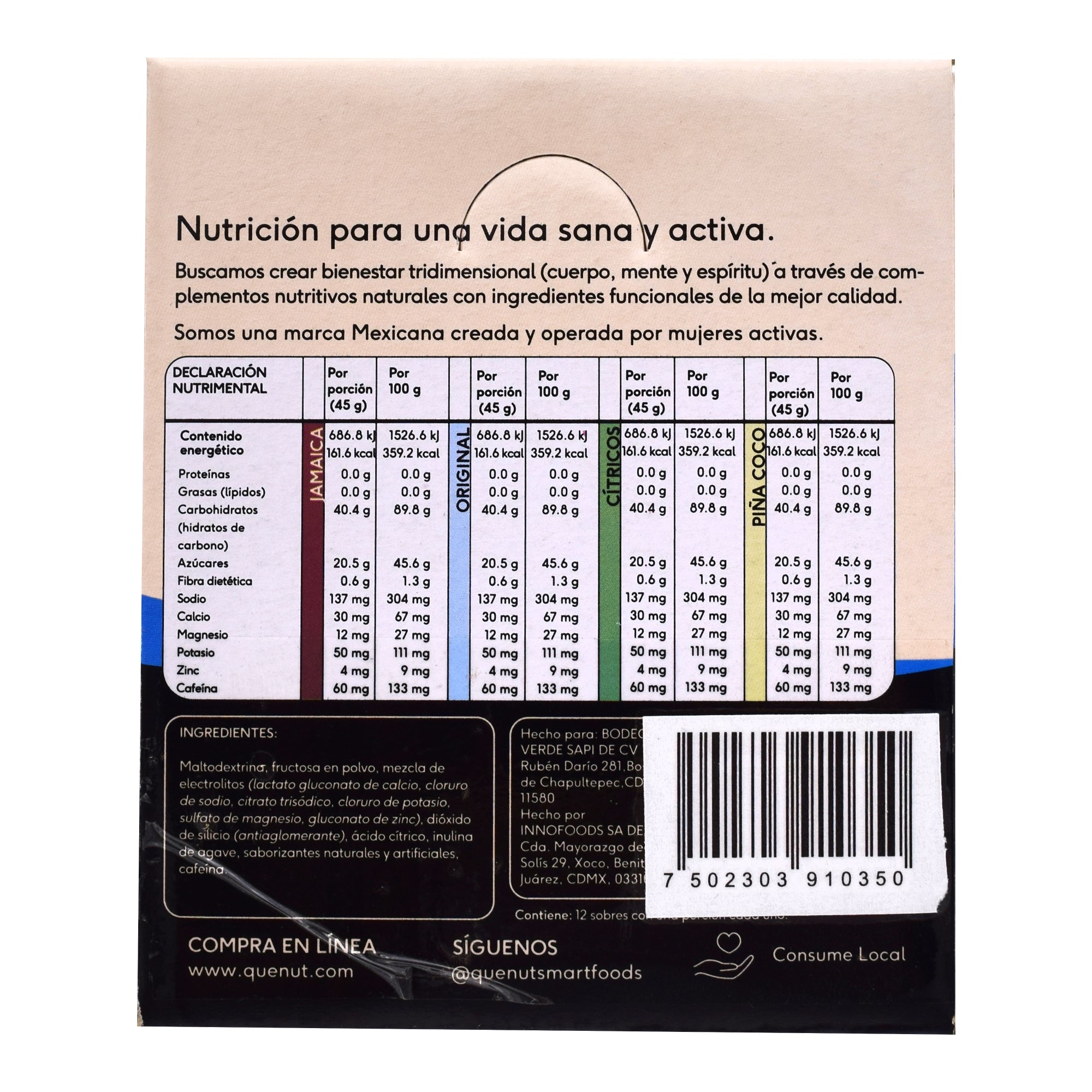 Hydro Fuel Jamaica 45 G (PAQUETE 12)