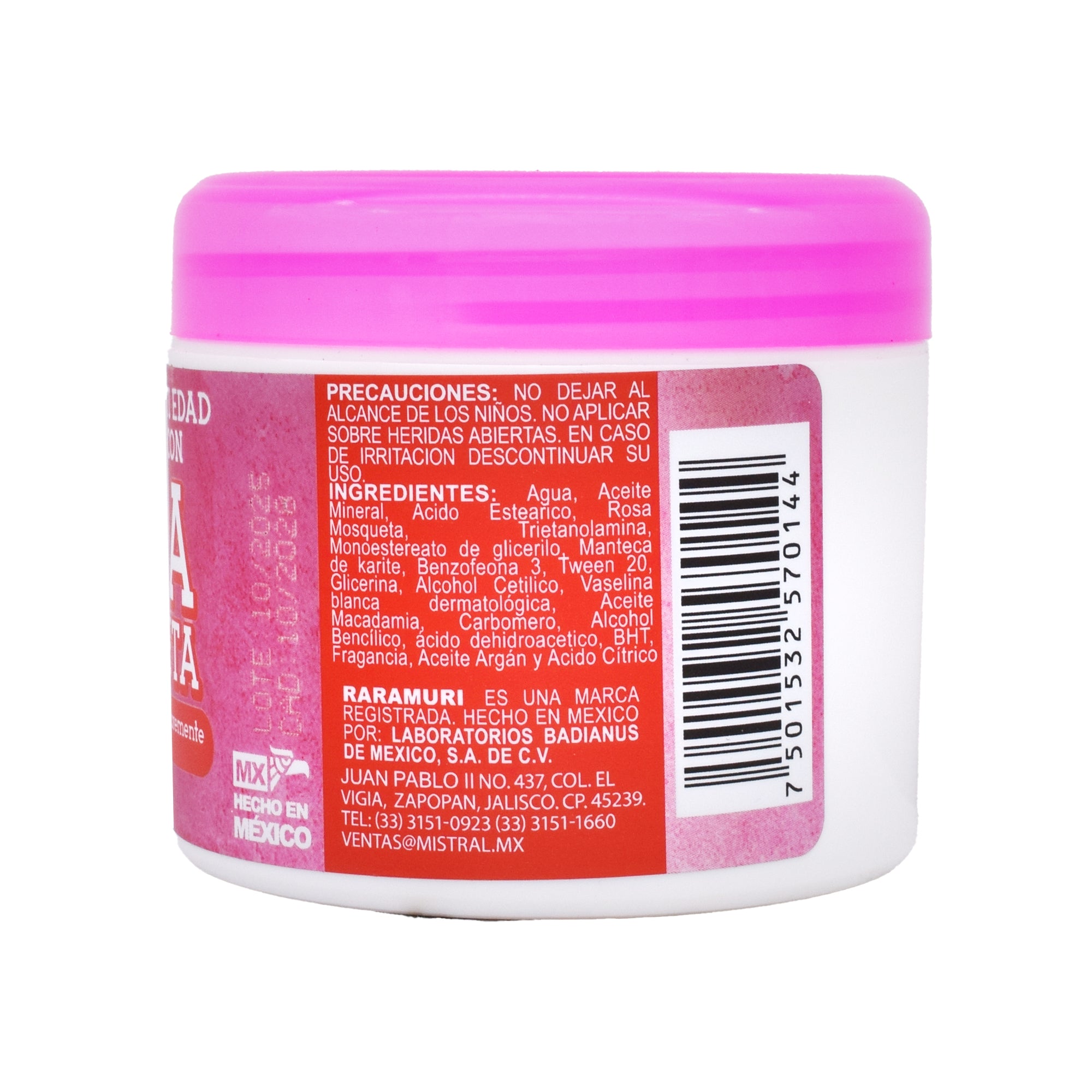 Crema Facial Antiedad Rosa Mosqueta 120 G