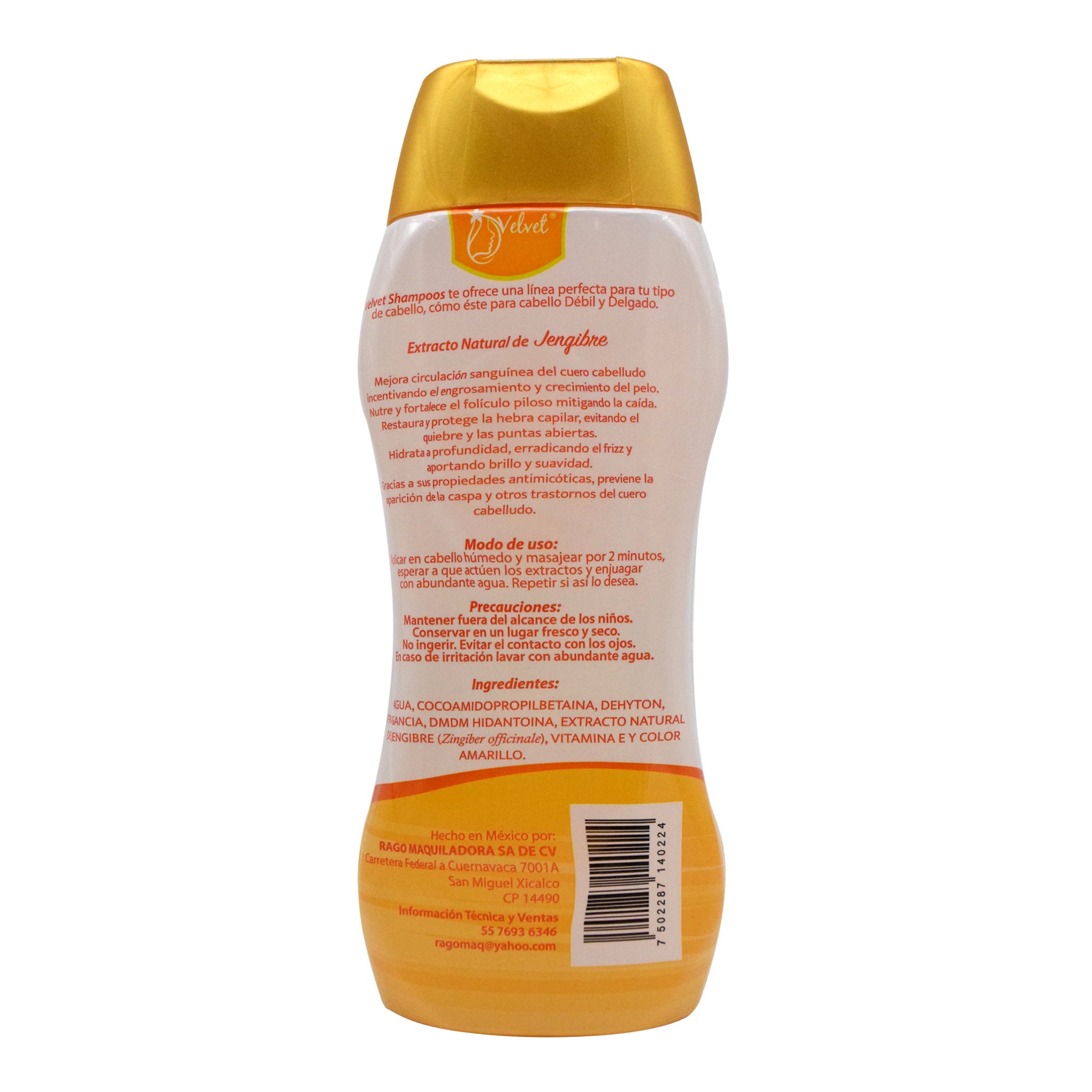 Shampoo Jengibre 500 Ml