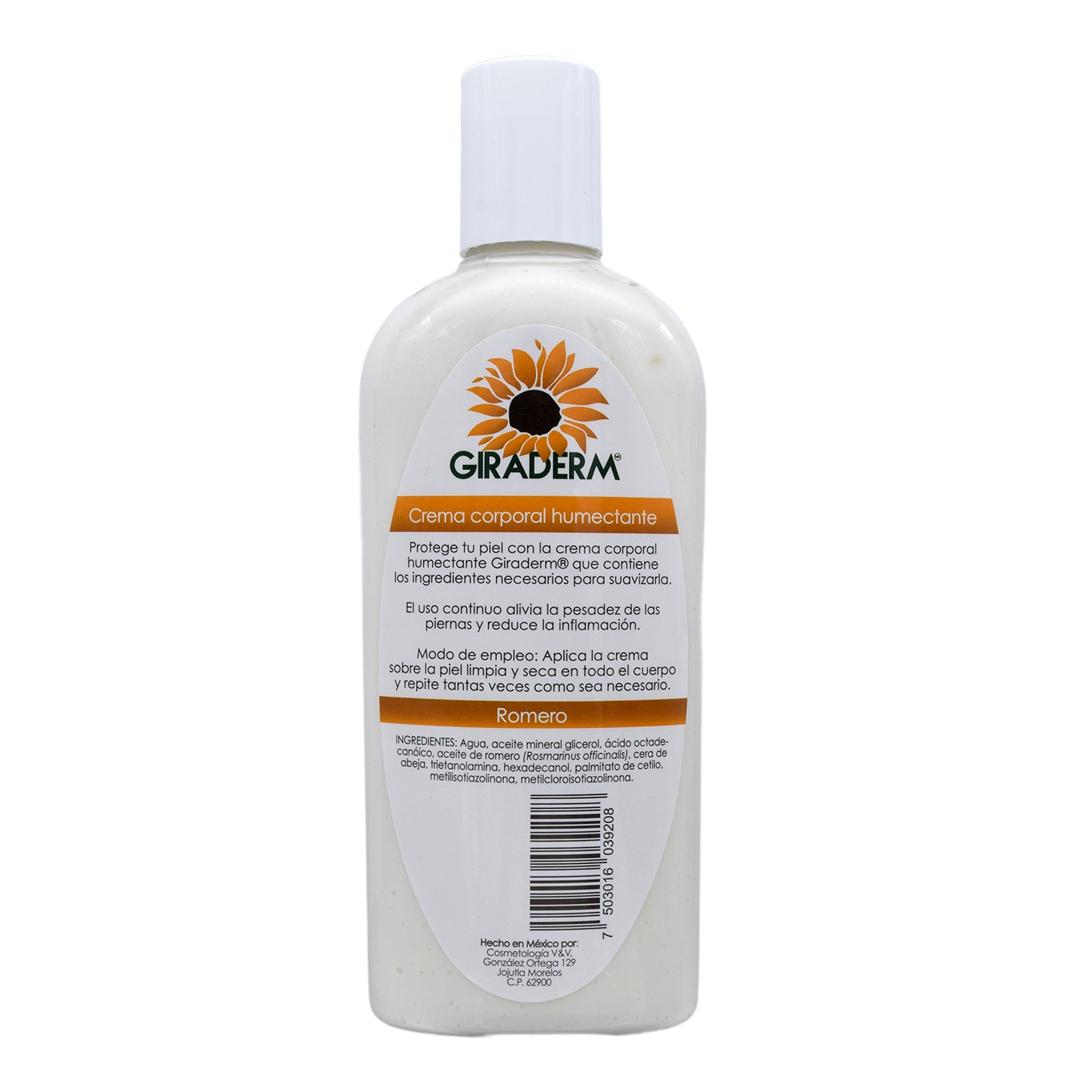 Crema Corporal Humectante Romero 250 Ml
