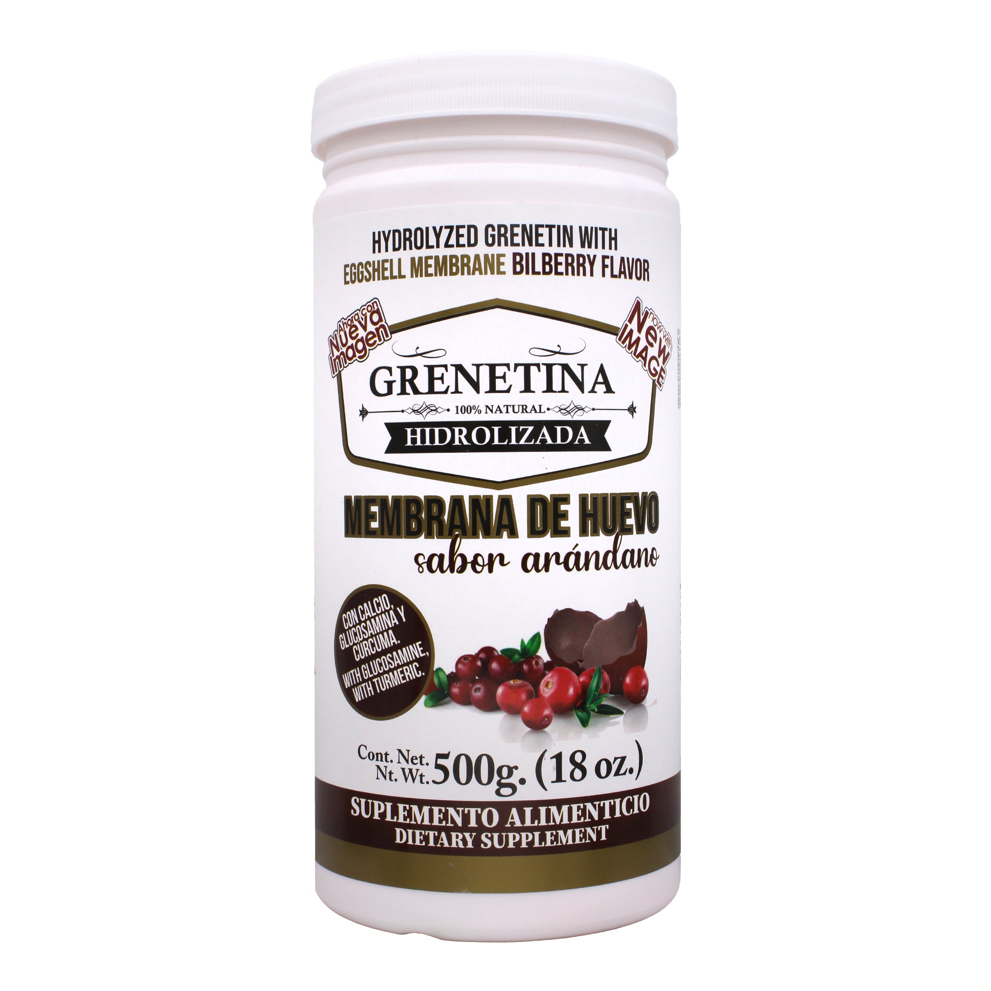 Grene Hidrolizada C/ Membrana De Hvo Sabor Arandano 500 G