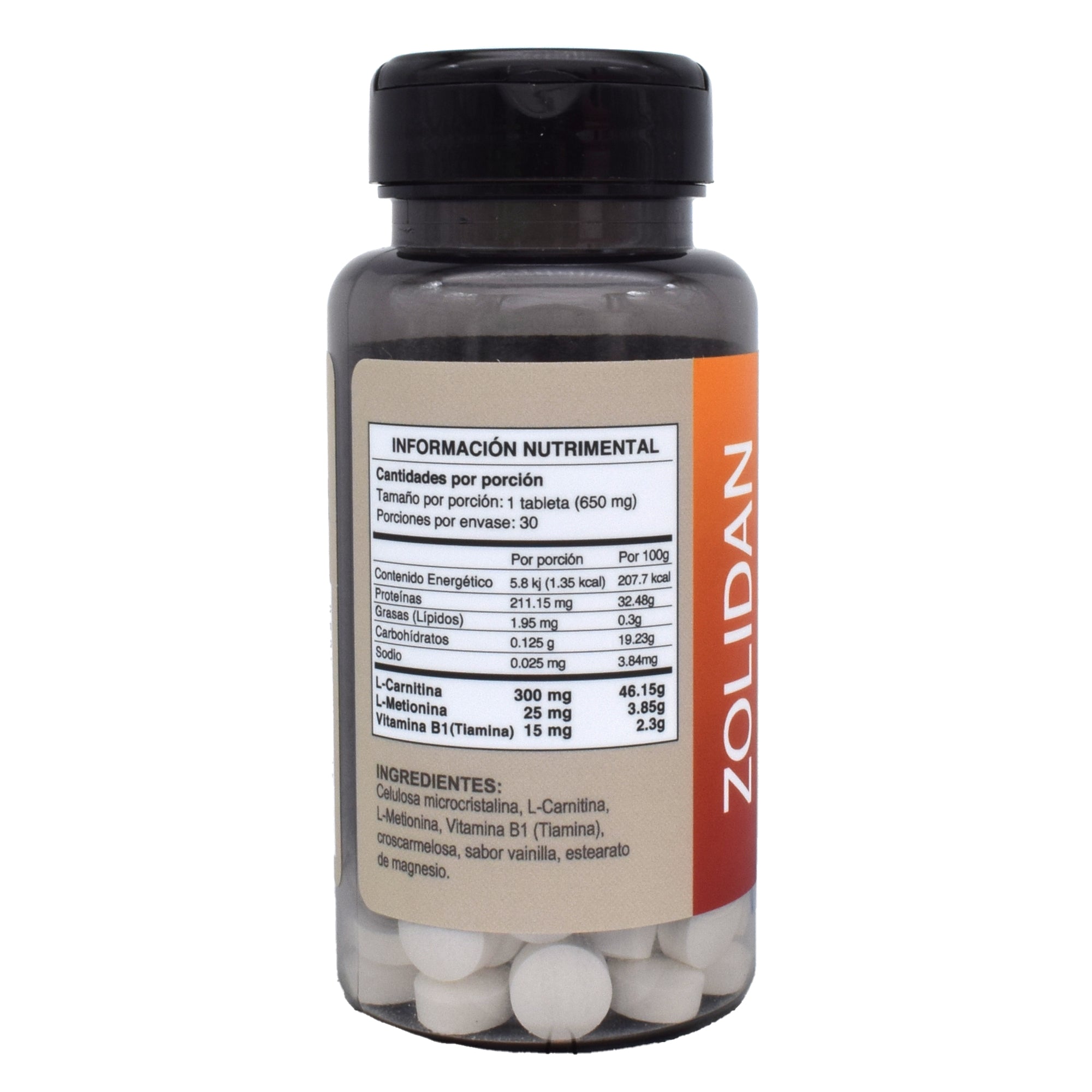 Zolidan Aminoacidos Y Vit B1 30 Tab