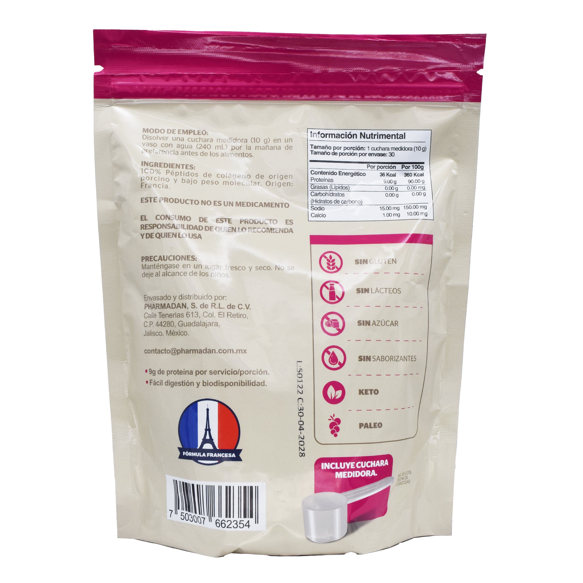 Peptido De Colageno 300 G