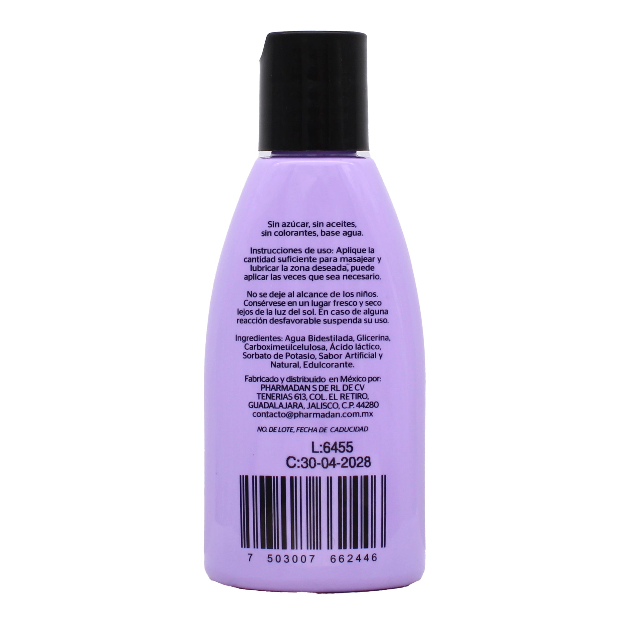 Gel Lubricante Uva 75 Ml