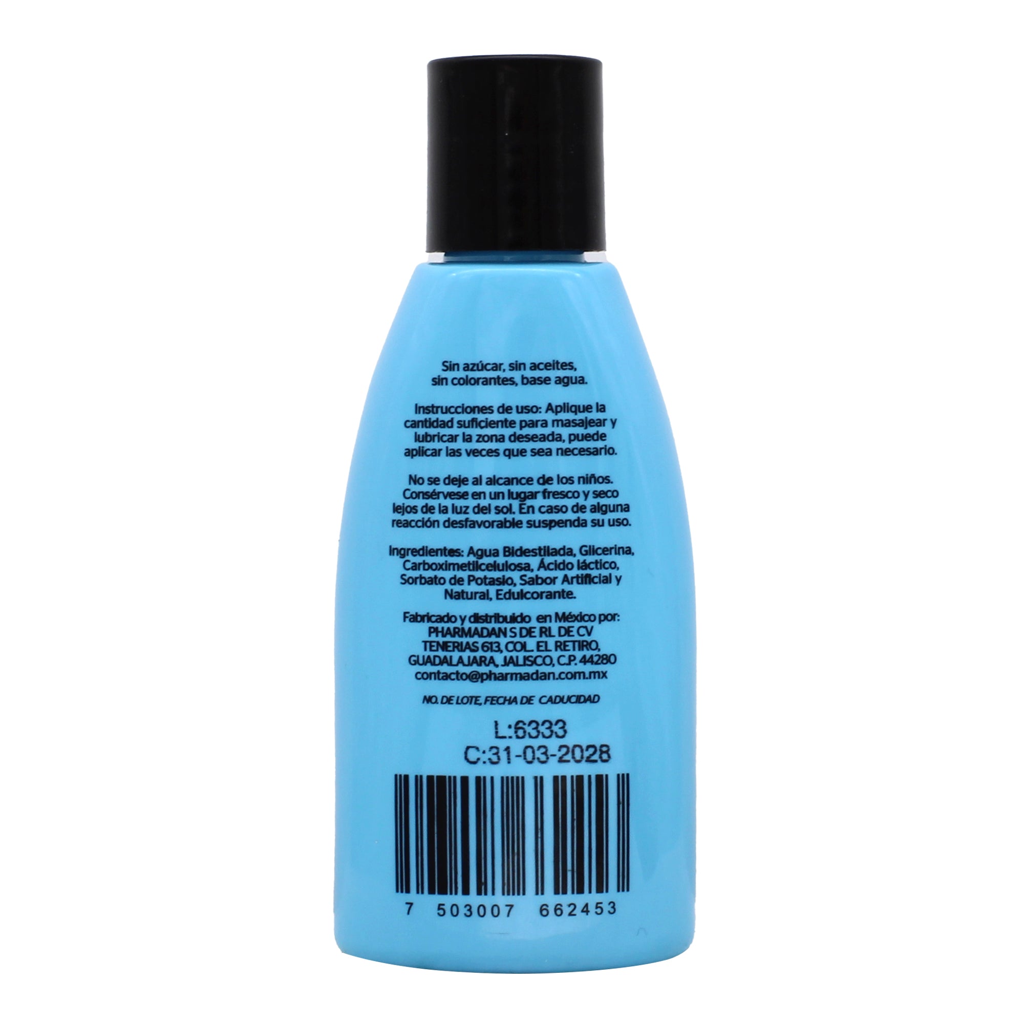 Gel Lubricante Mora Azul 75 Ml