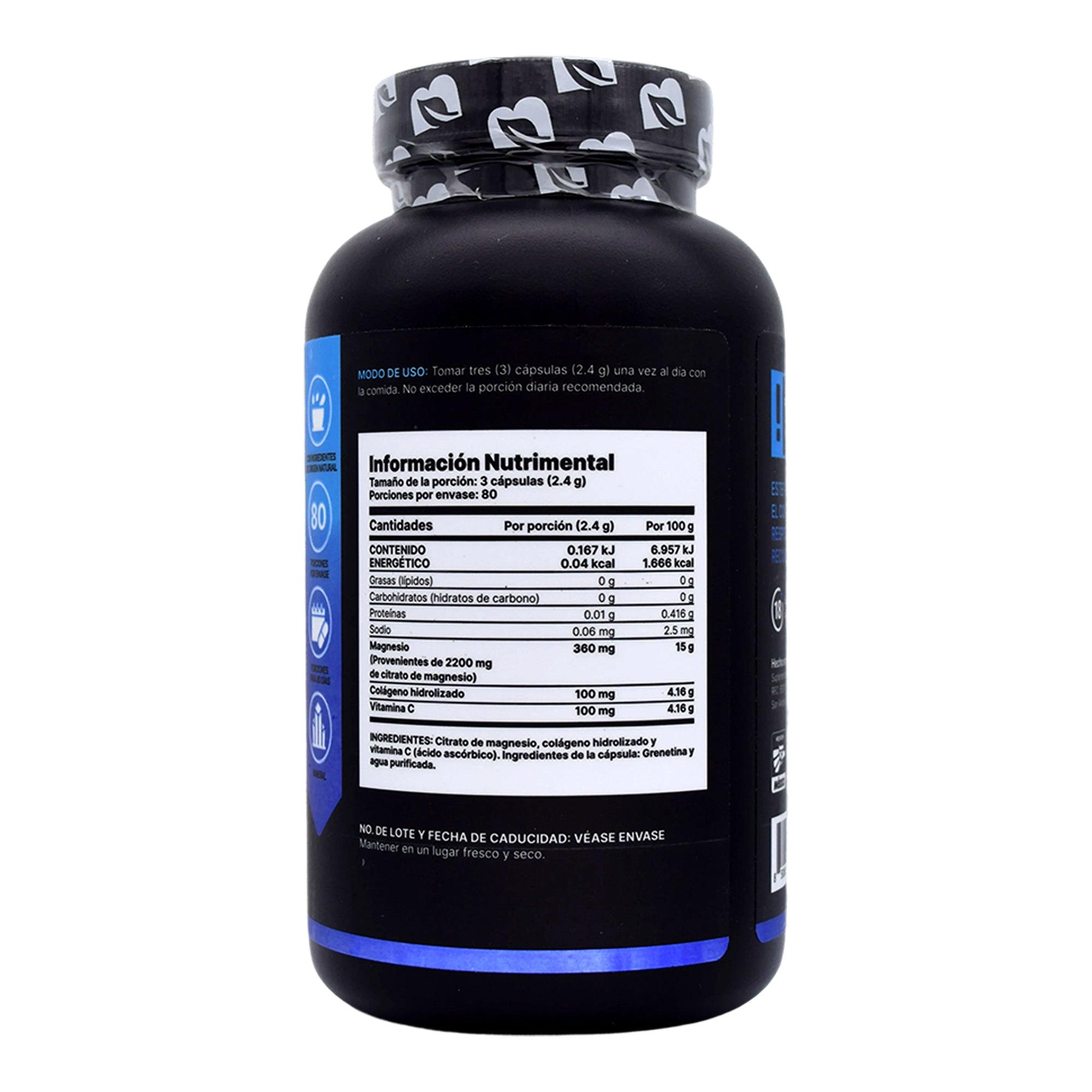 Citrato De Magnesio 240 Cap