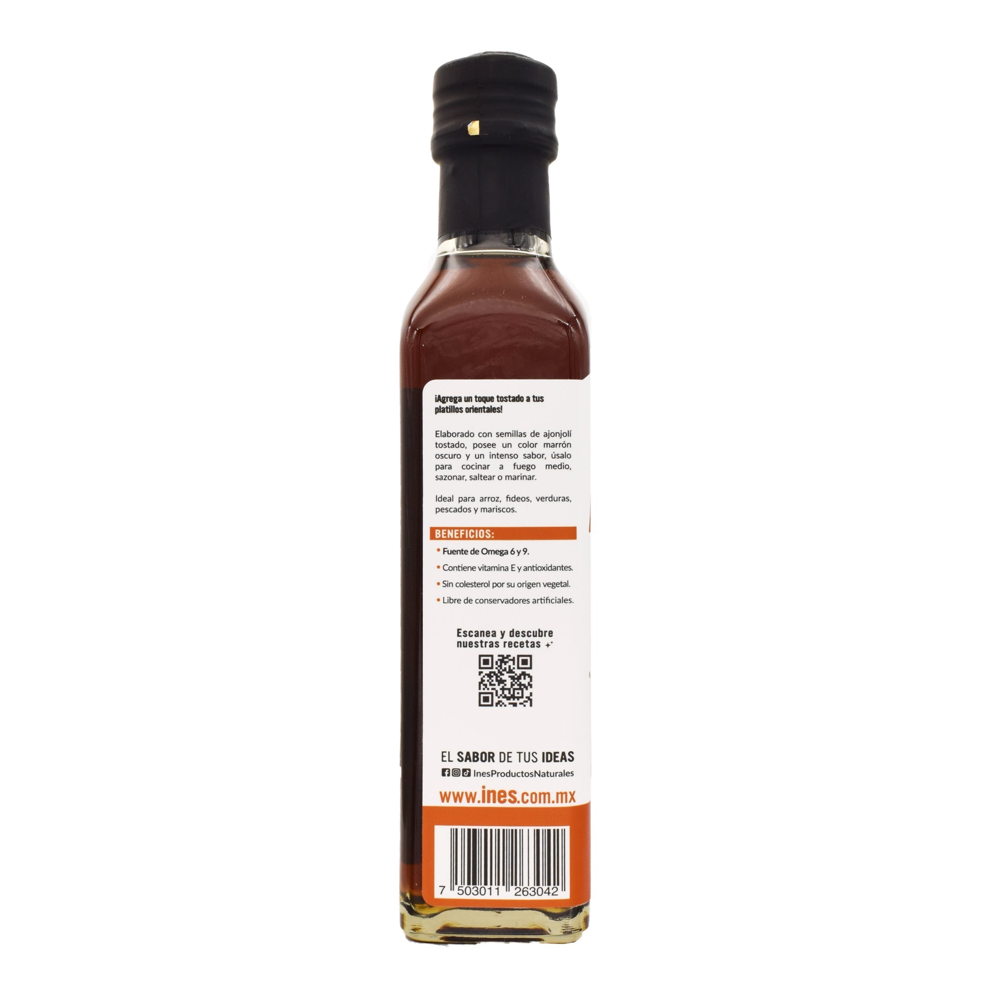 Aceite De Ajonjoli Tostado 250 Ml