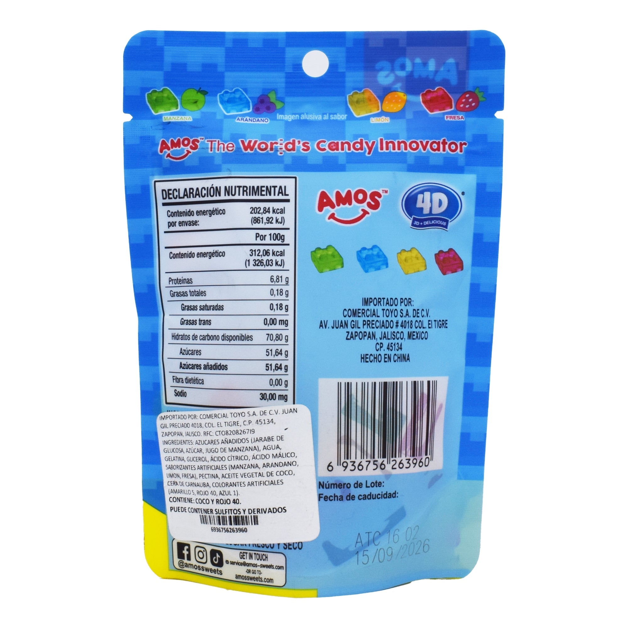 Gomitas Frutas Mixtas 65 G