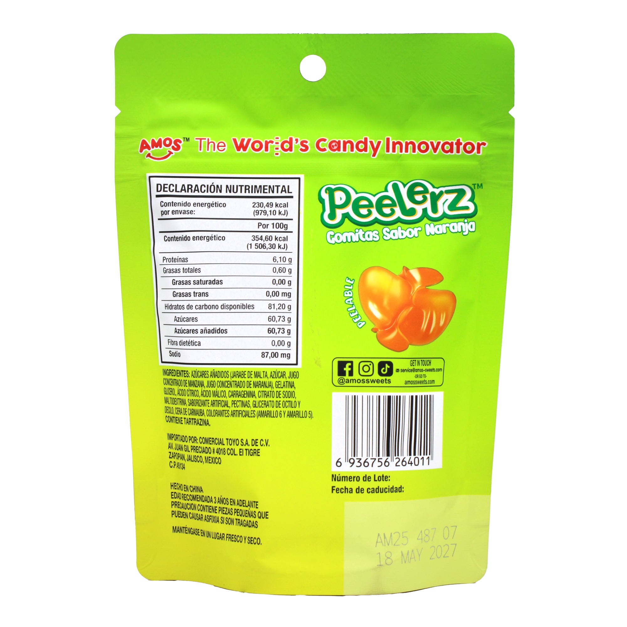 Gomitas Naranja 65 G