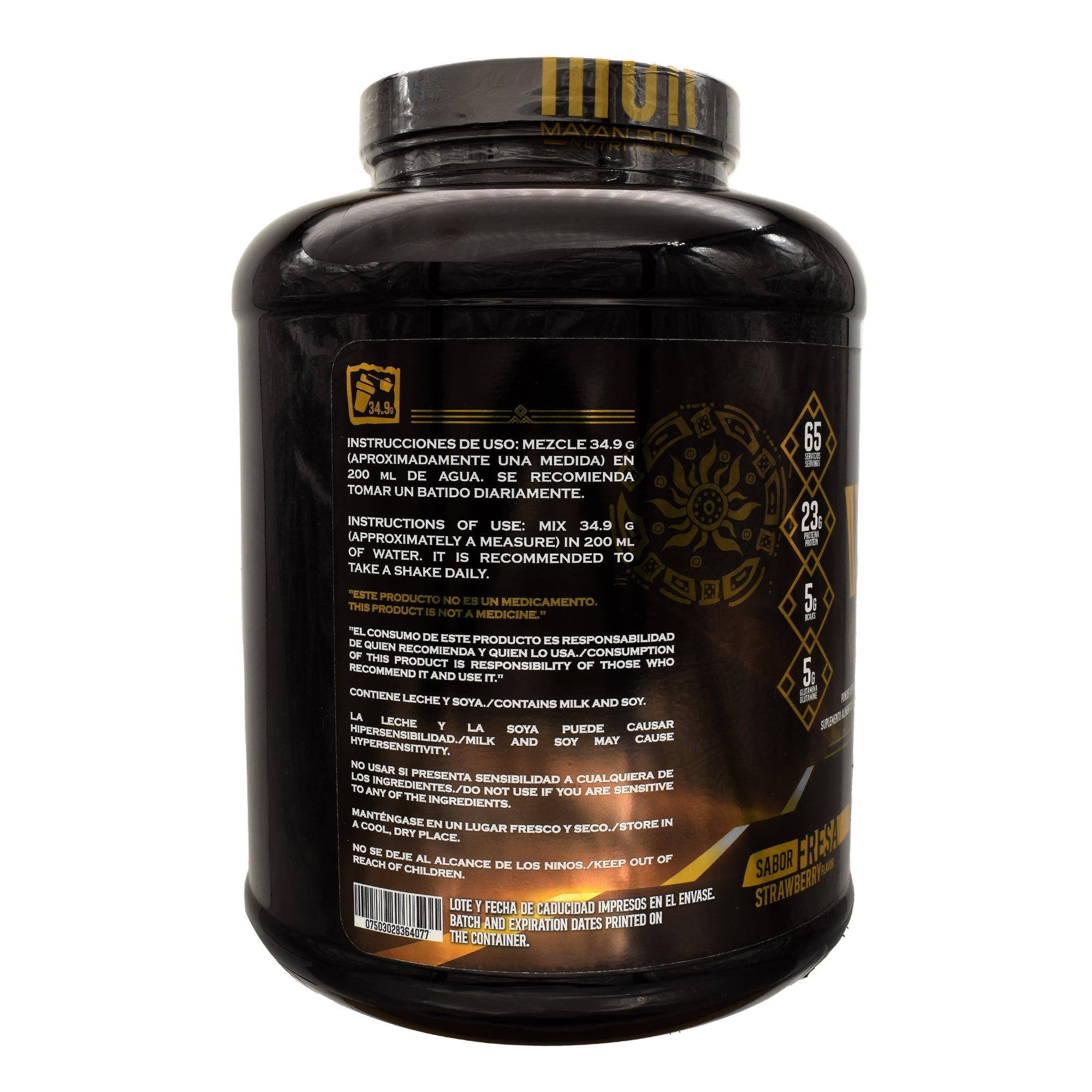 Whey Protein Sabor Fresa 5 Lb
