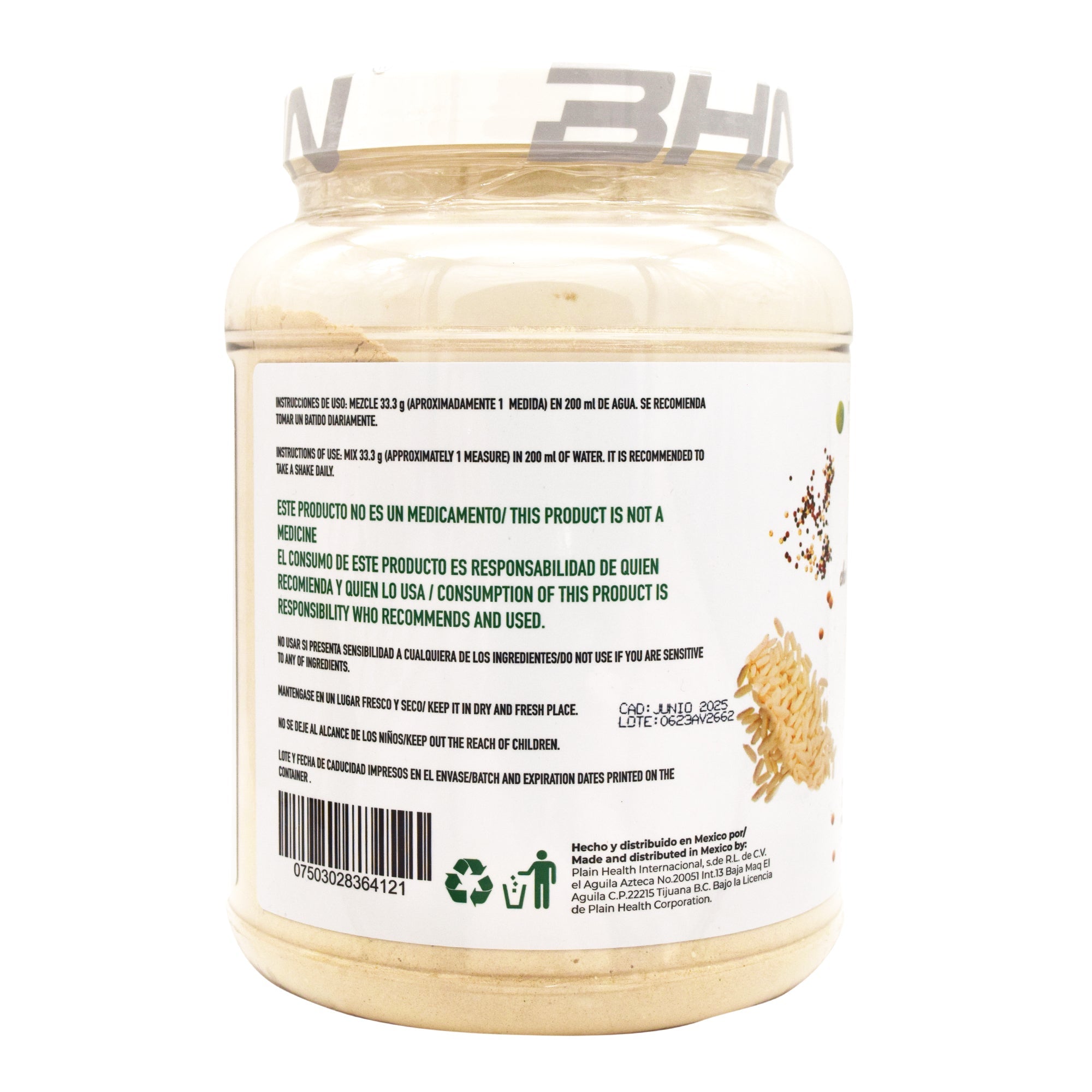 Proteina Vegetal 1 Kg Sabor Chocolate