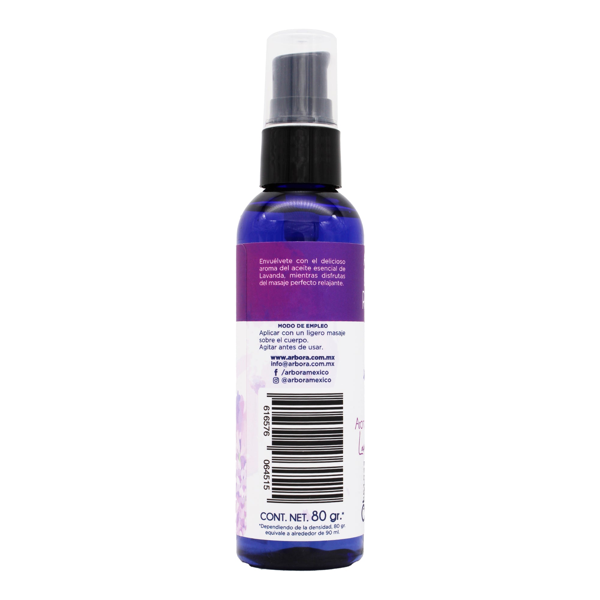 Aceite Para Masaje Relajante Lavanda 90 Ml