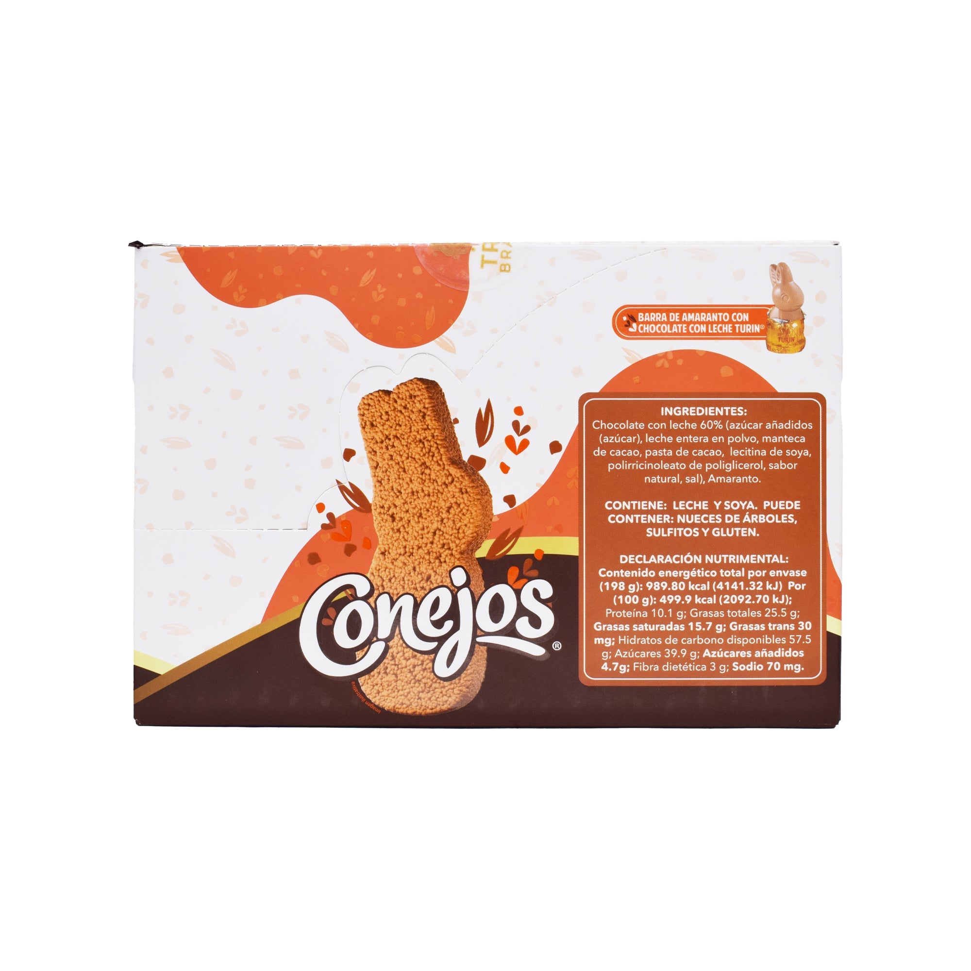 Barra De Amaranto Chocolate Turin 18 G (PAQUETE 11)