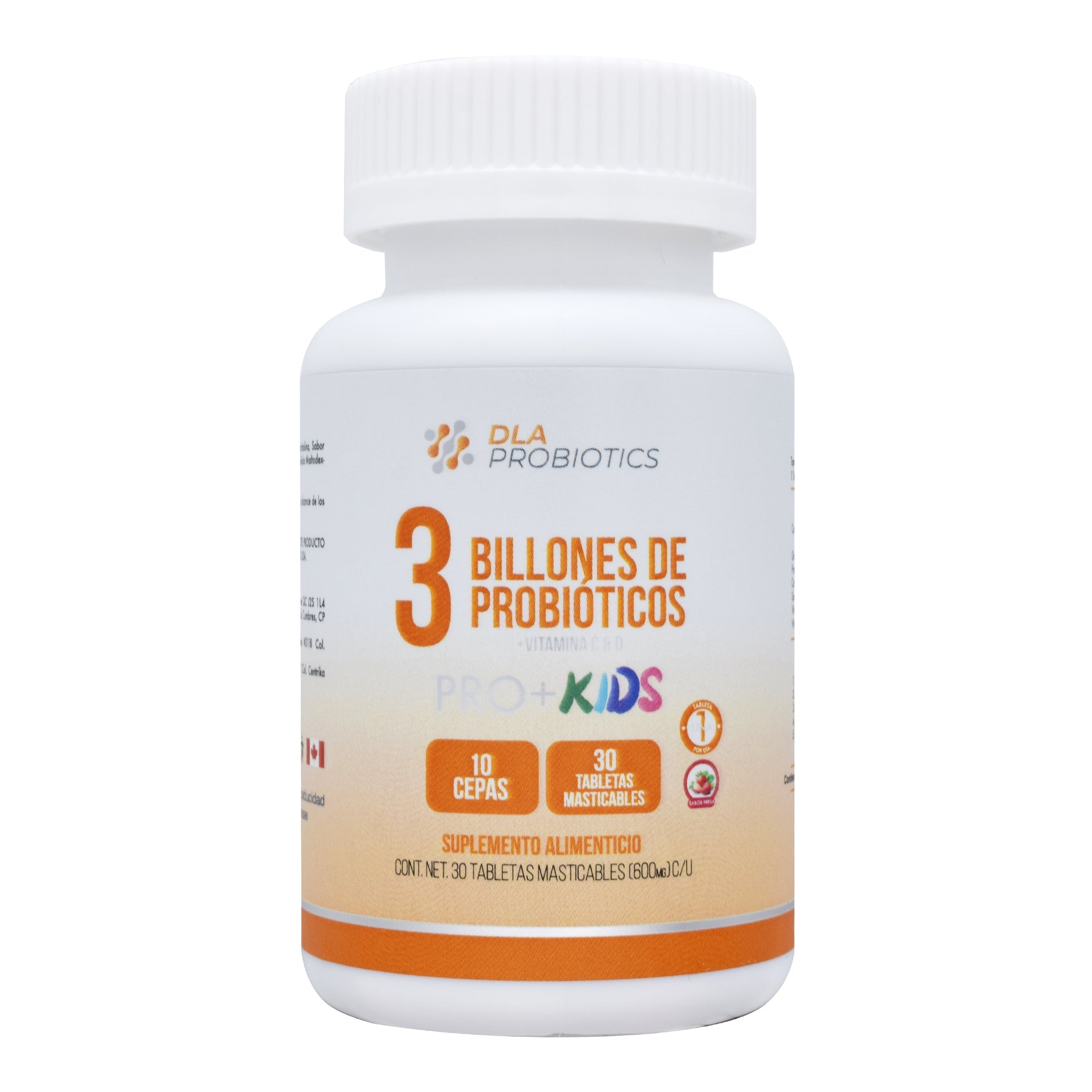 3 Billones De Probioticos Pro Kids 30 Tab