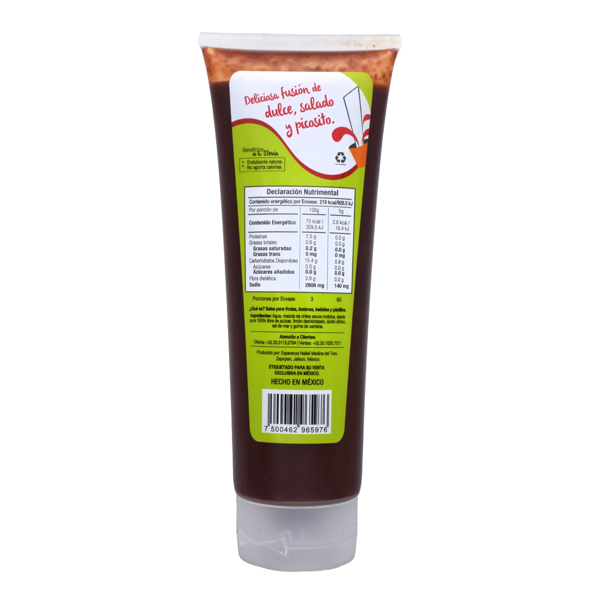 Salsa Chilito Sirilo Endulzado Con Stevia 300 G