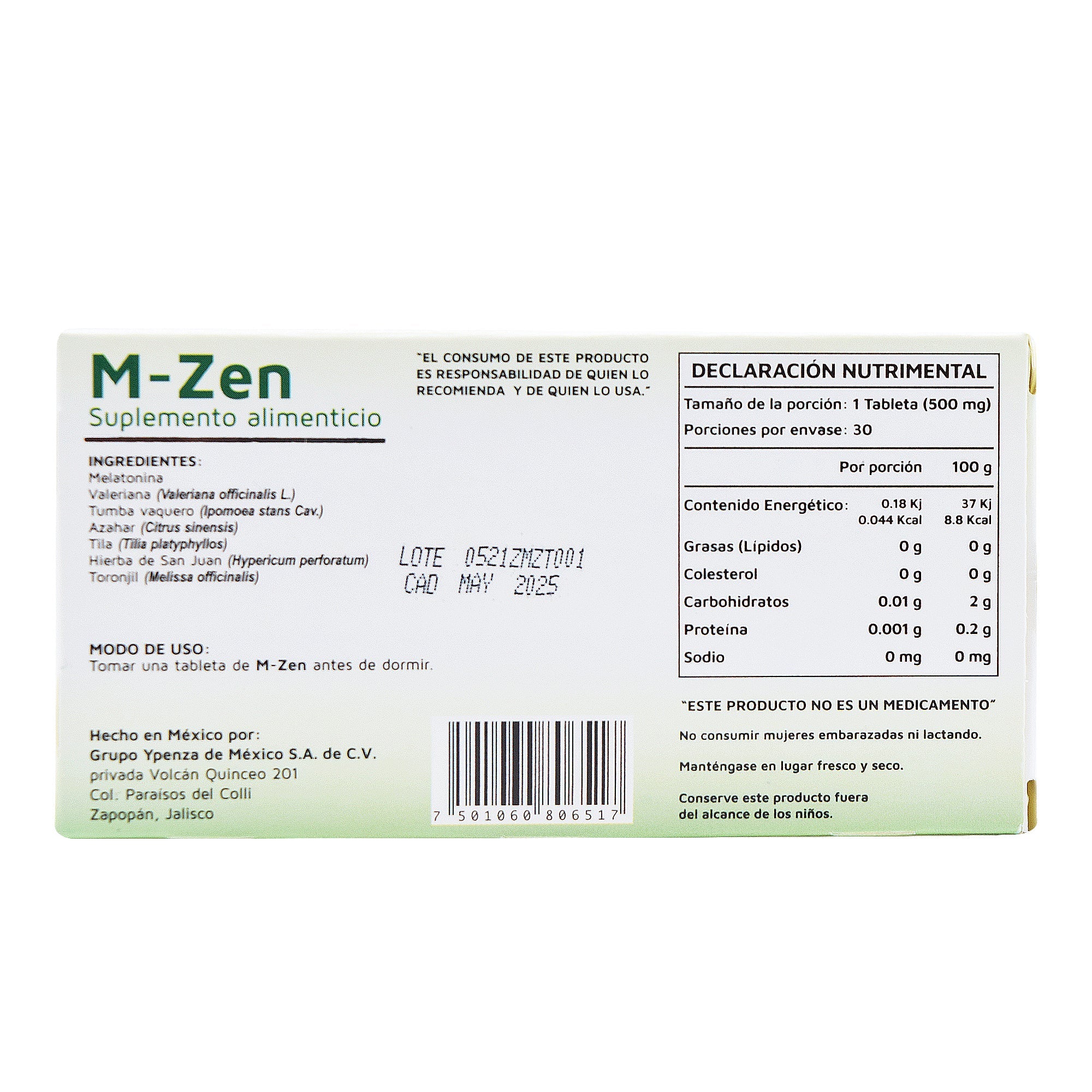 M Zen 30 Tab