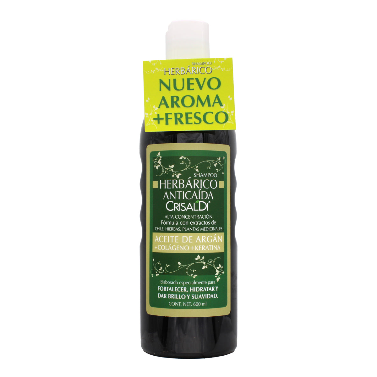 Shampoo Anticaida Con Aceite De Argan Colageno Y Queratina 600 Ml