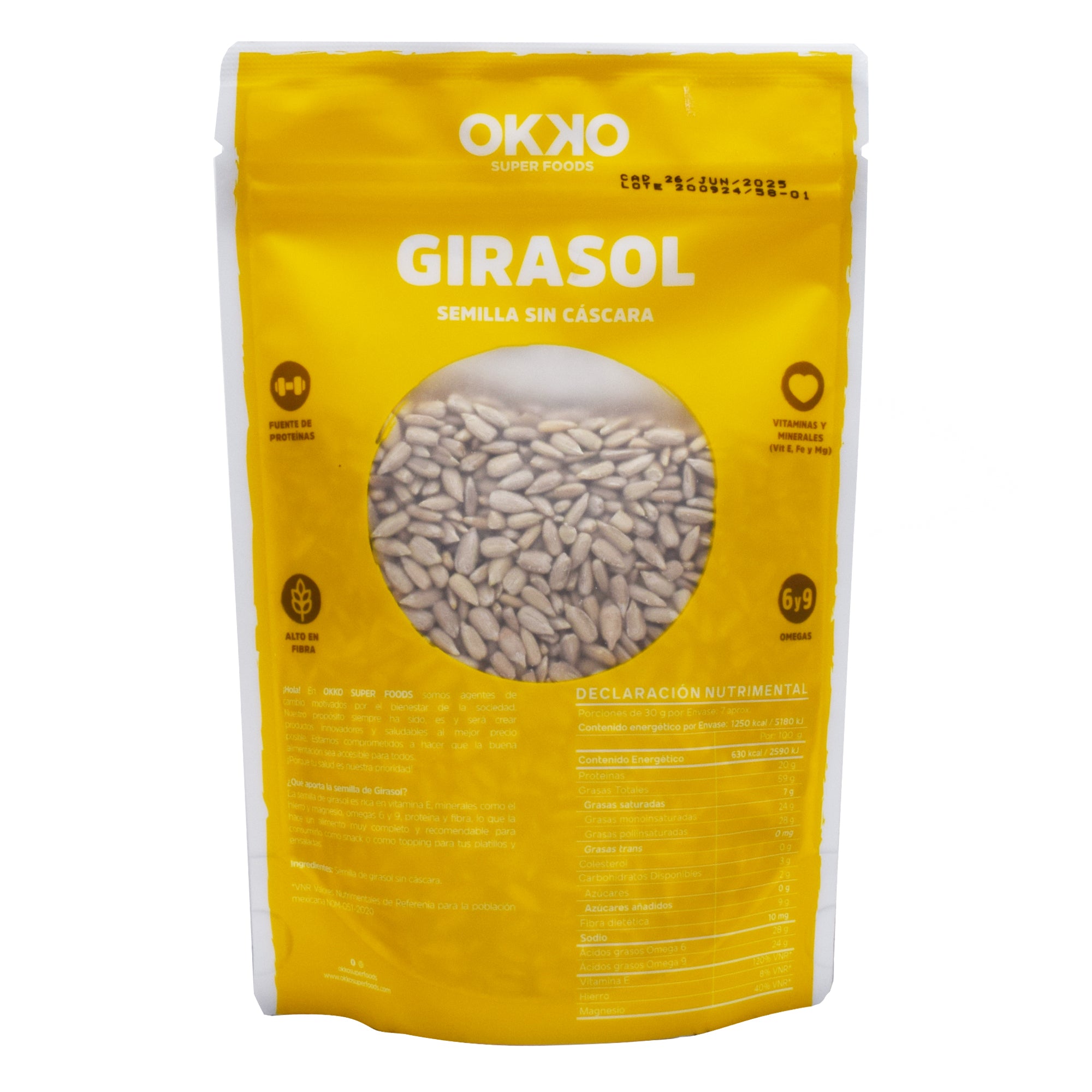 Semilla De Girasol Sin Cascara 200 G