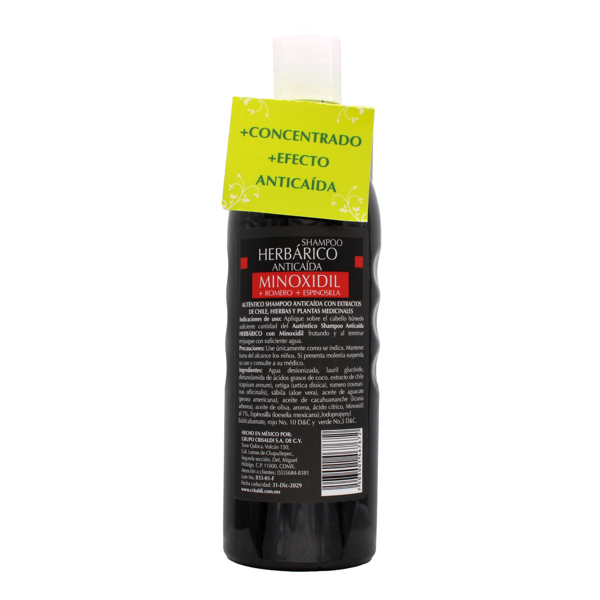 Shampoo Herbarico Anticaida Minoxidil 600 Ml