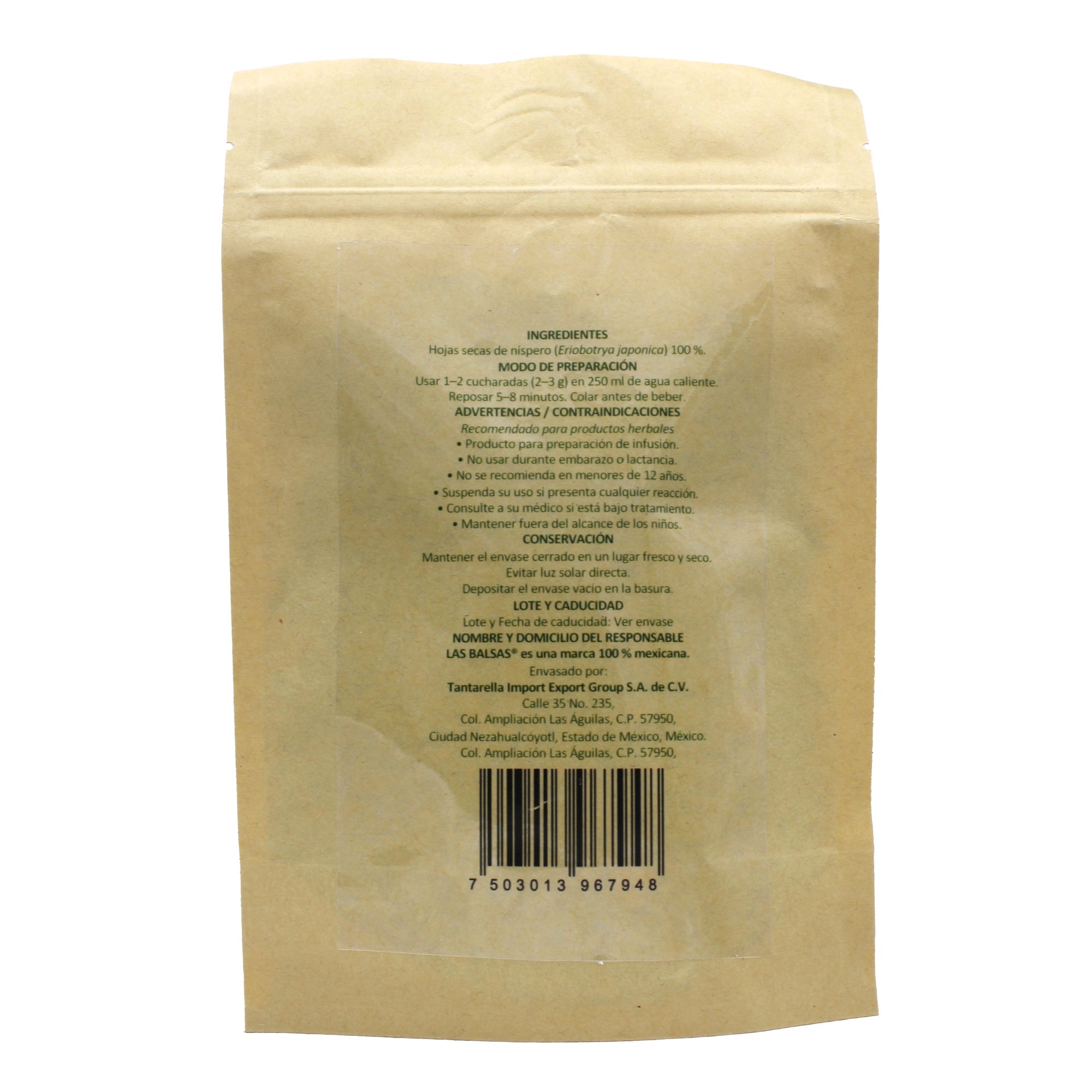 Hojas De Nispero 50 G