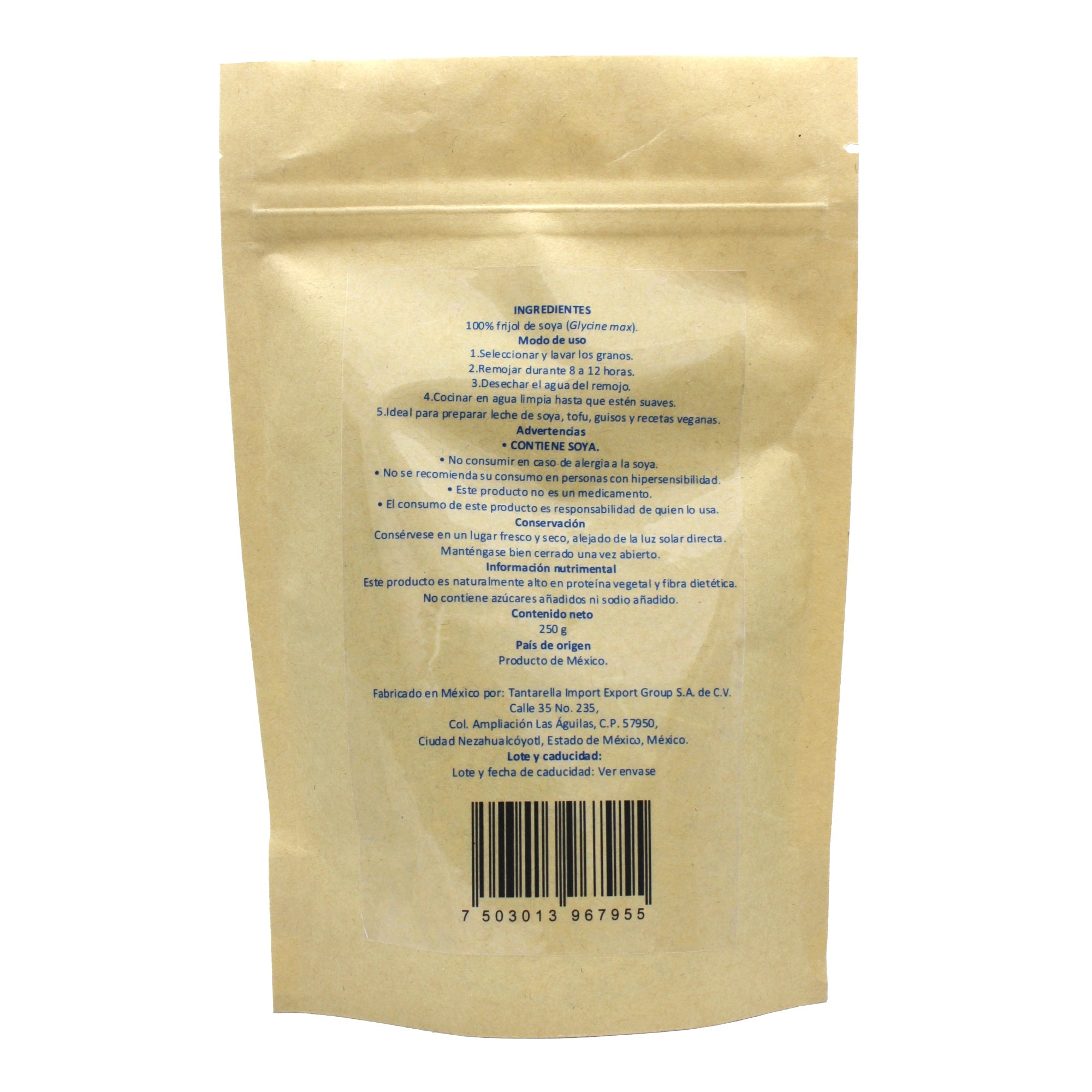 Frijol De Soya 250 G