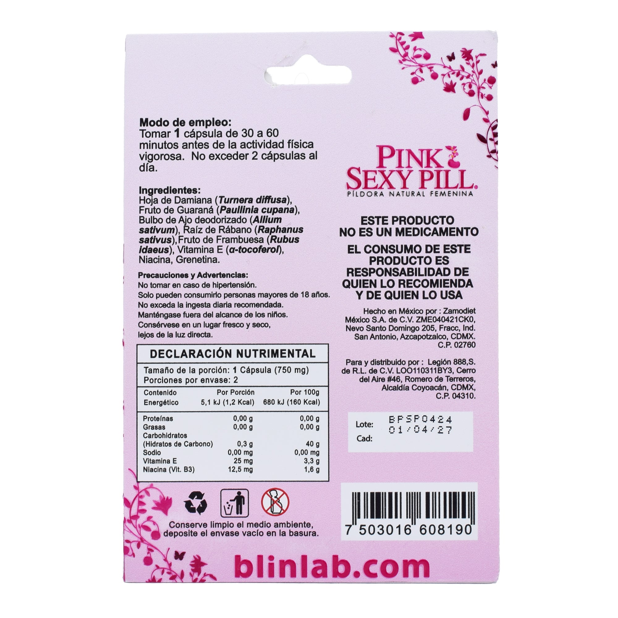 Pink Sex Pill 2 Cap