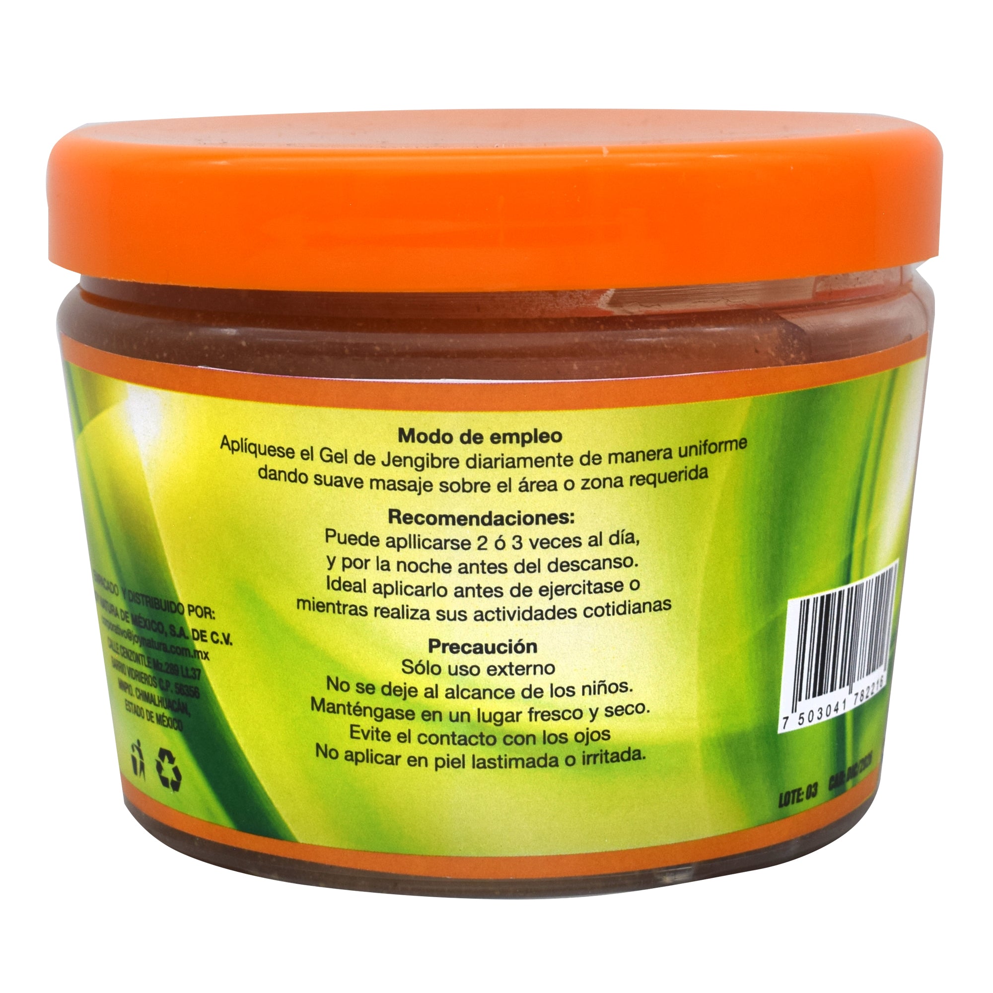Gel De Jengibre 400 G