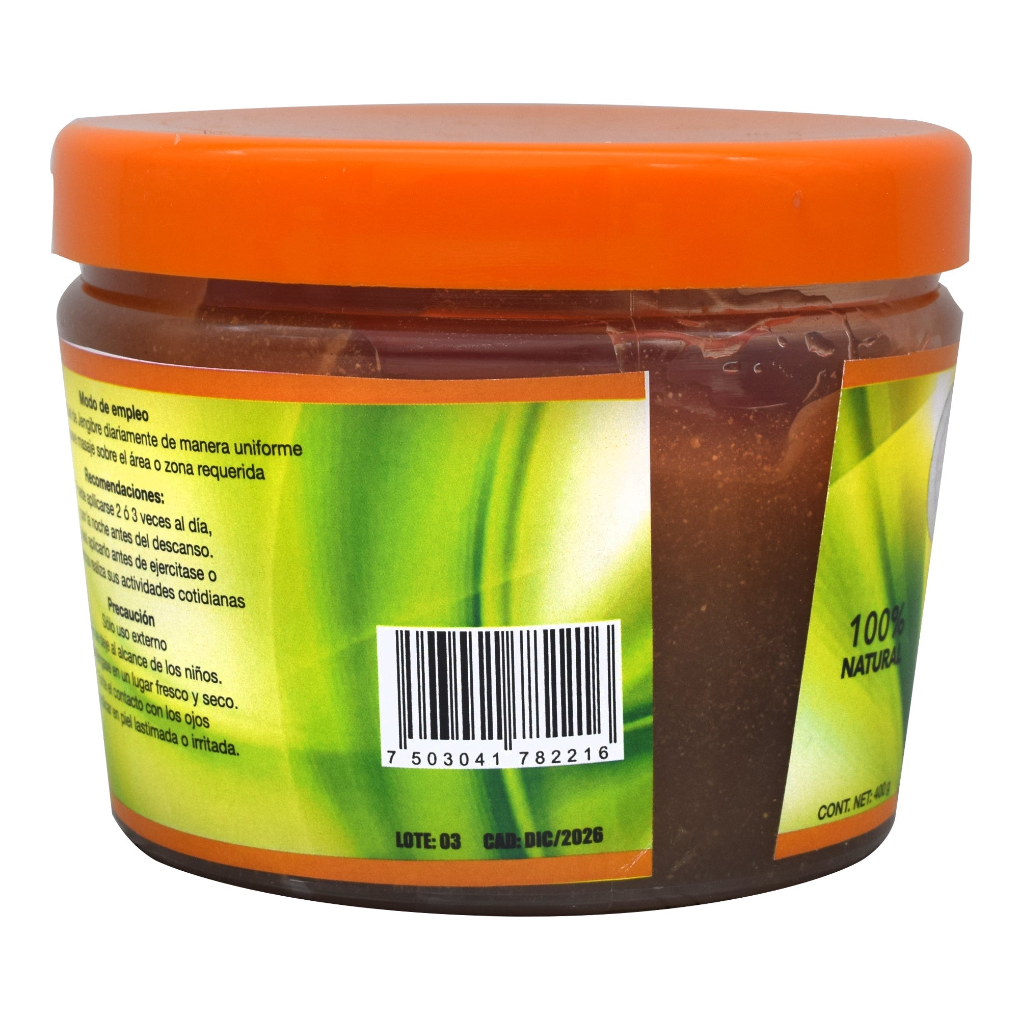 Gel De Jengibre 400 G