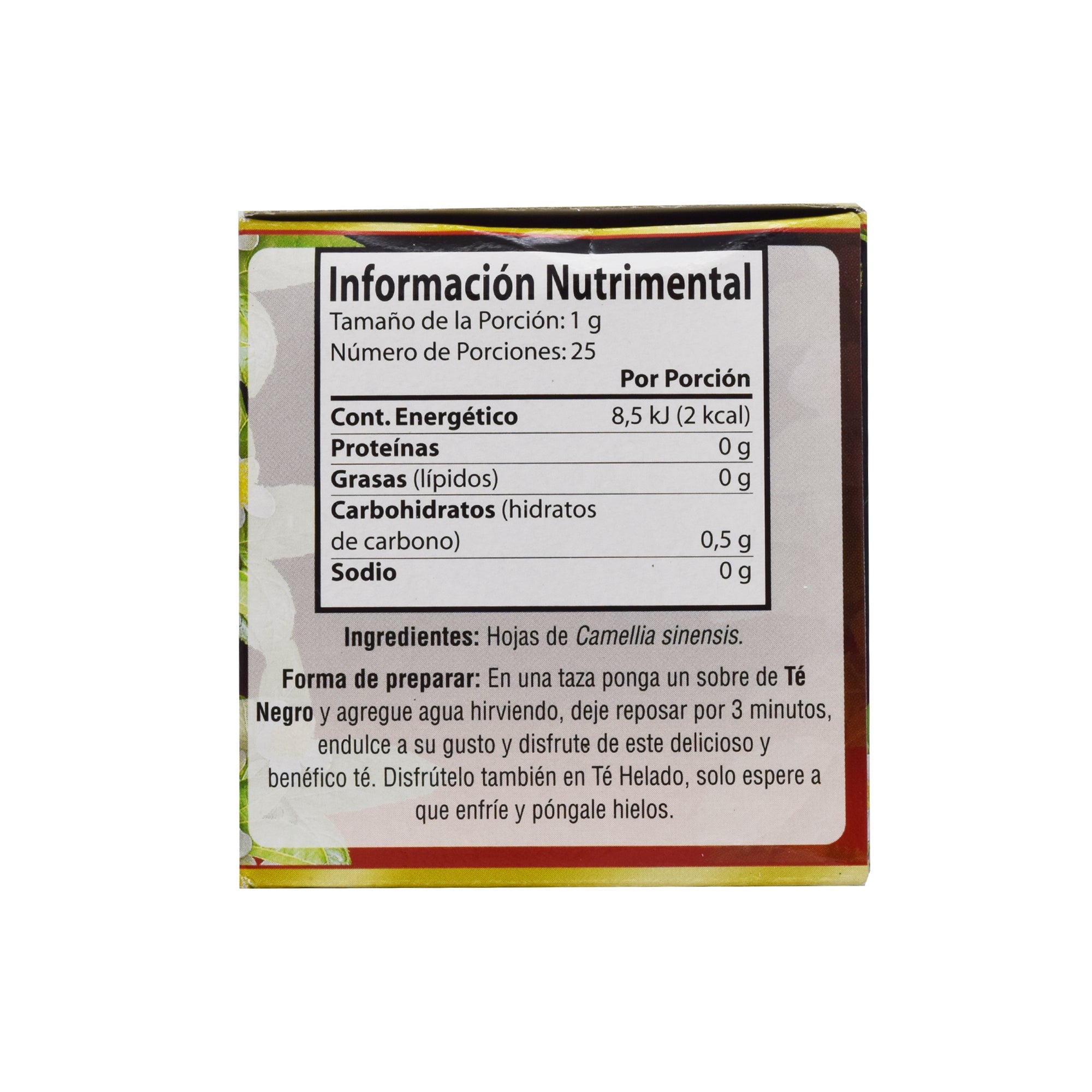 Te Negro 25 Sob 1 G C/u