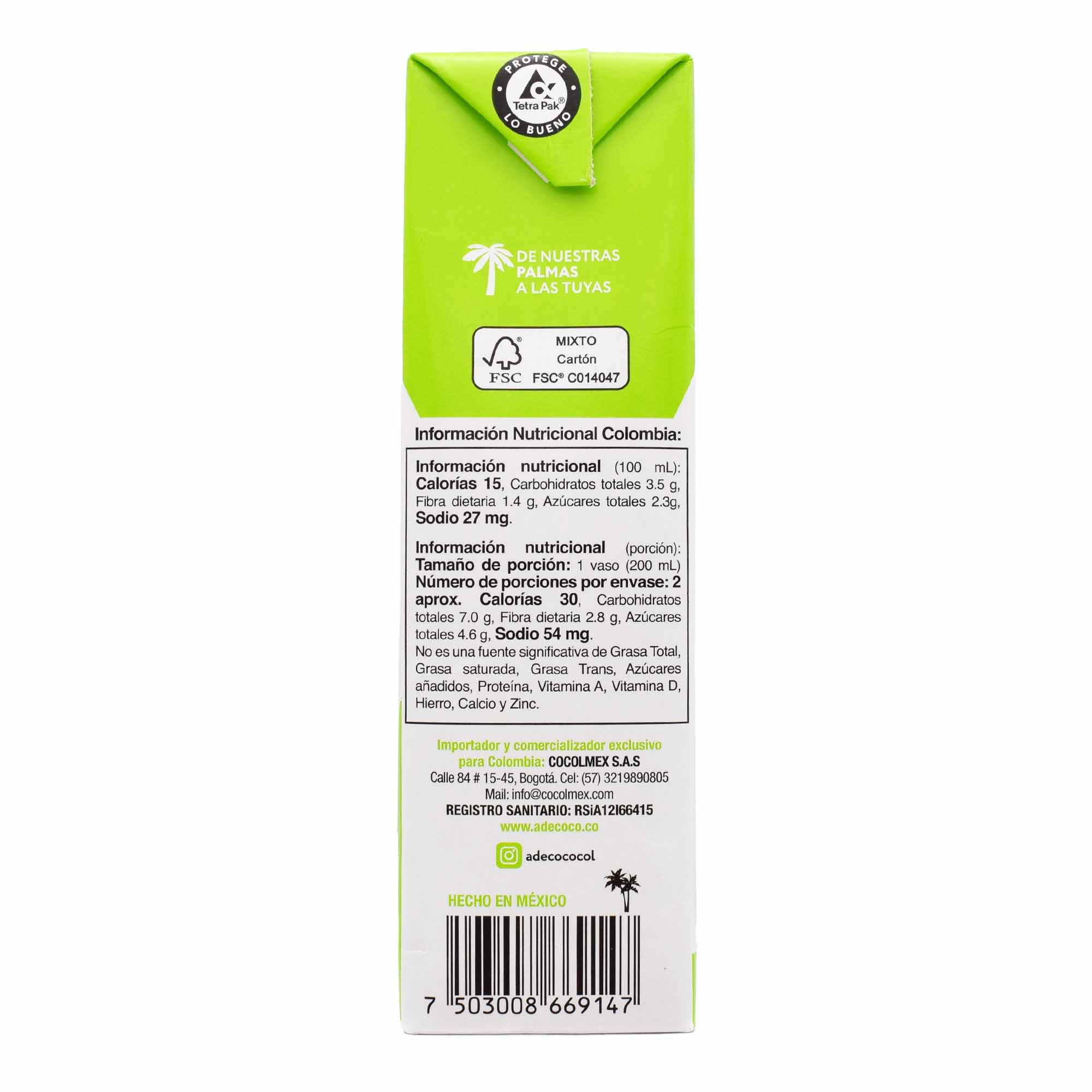 Agua De Coco 1 L
