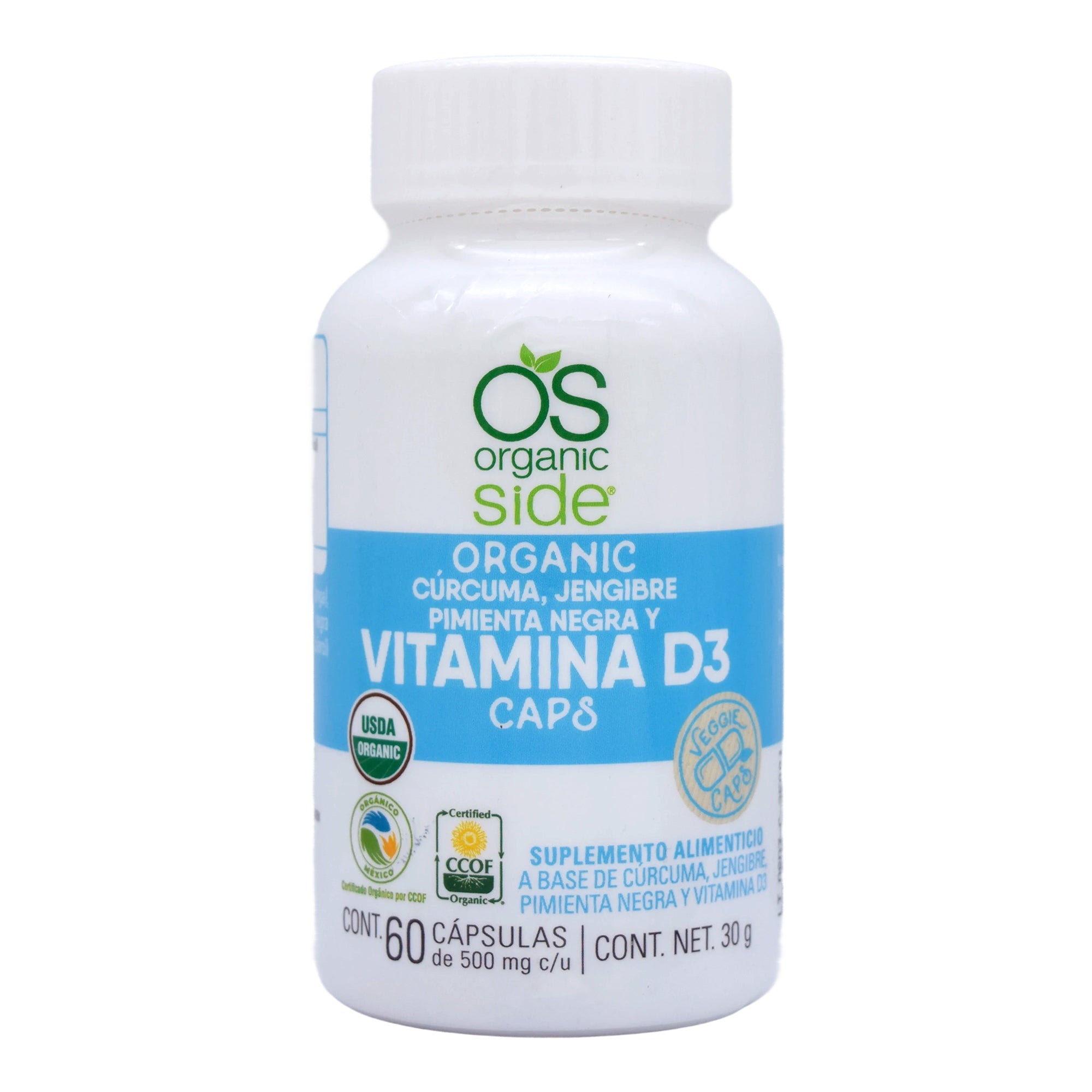 Vitamina D3 Organica 60 Cap