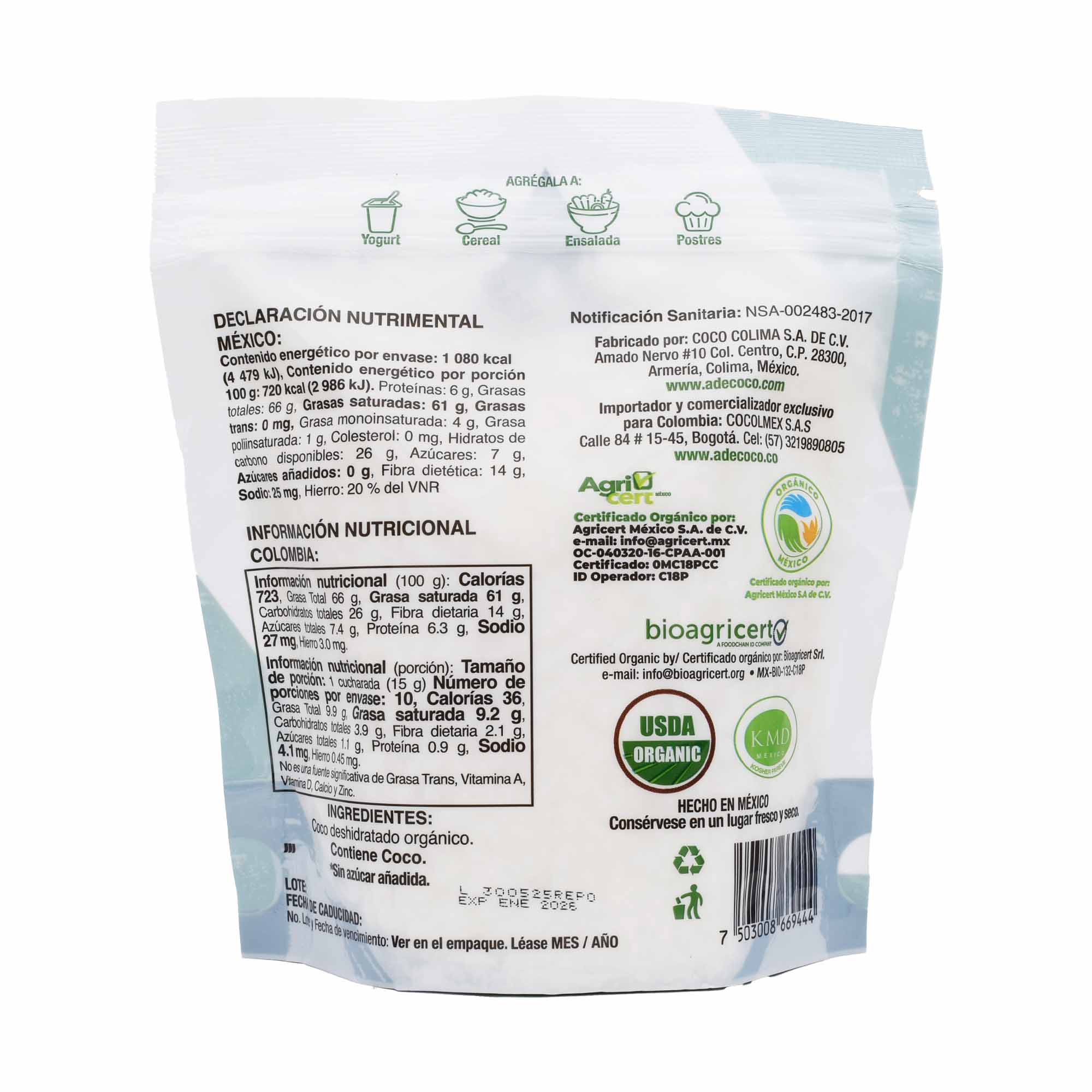 Coco Deshidratado 150 G