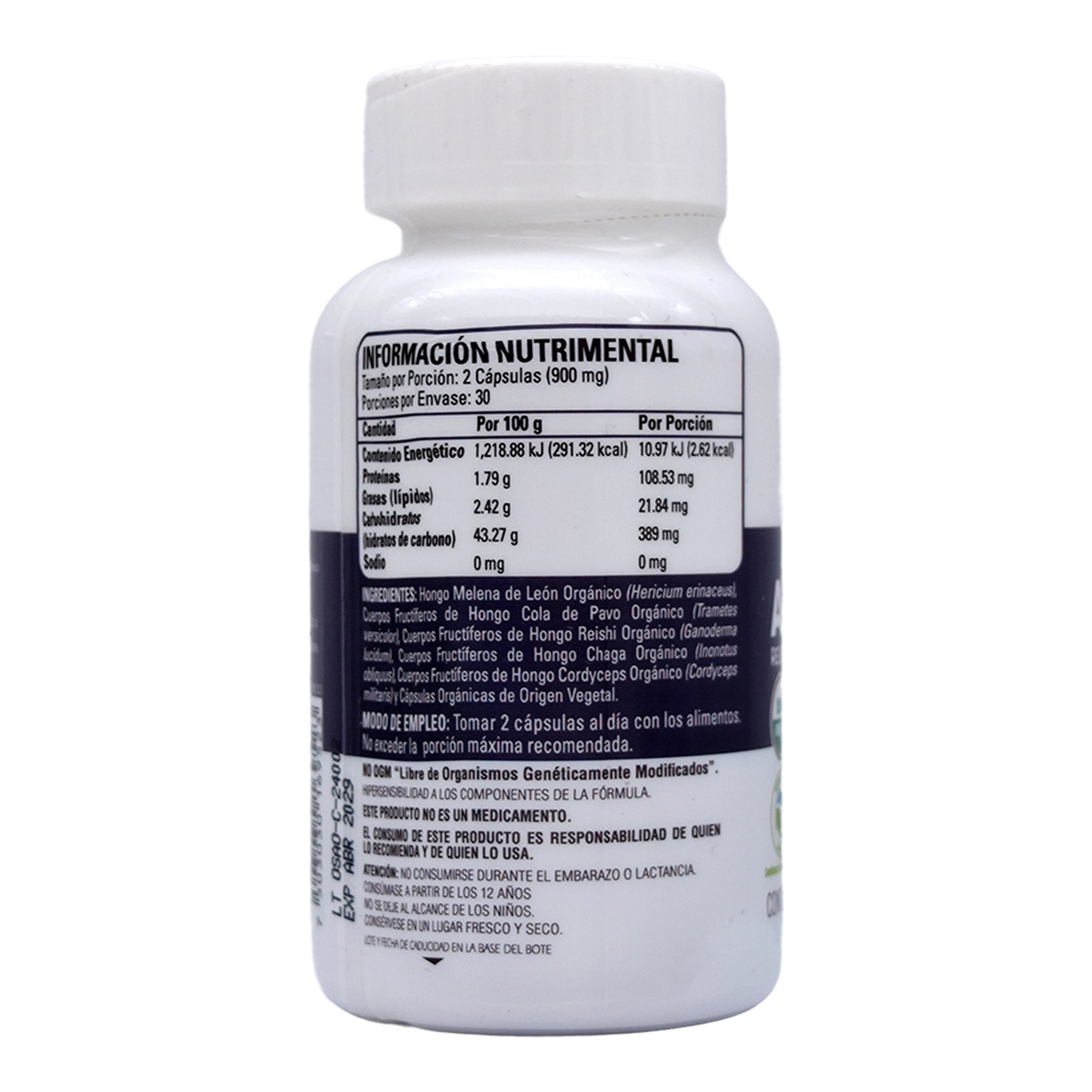 Adaptogeno Complex Organico 60 Cap