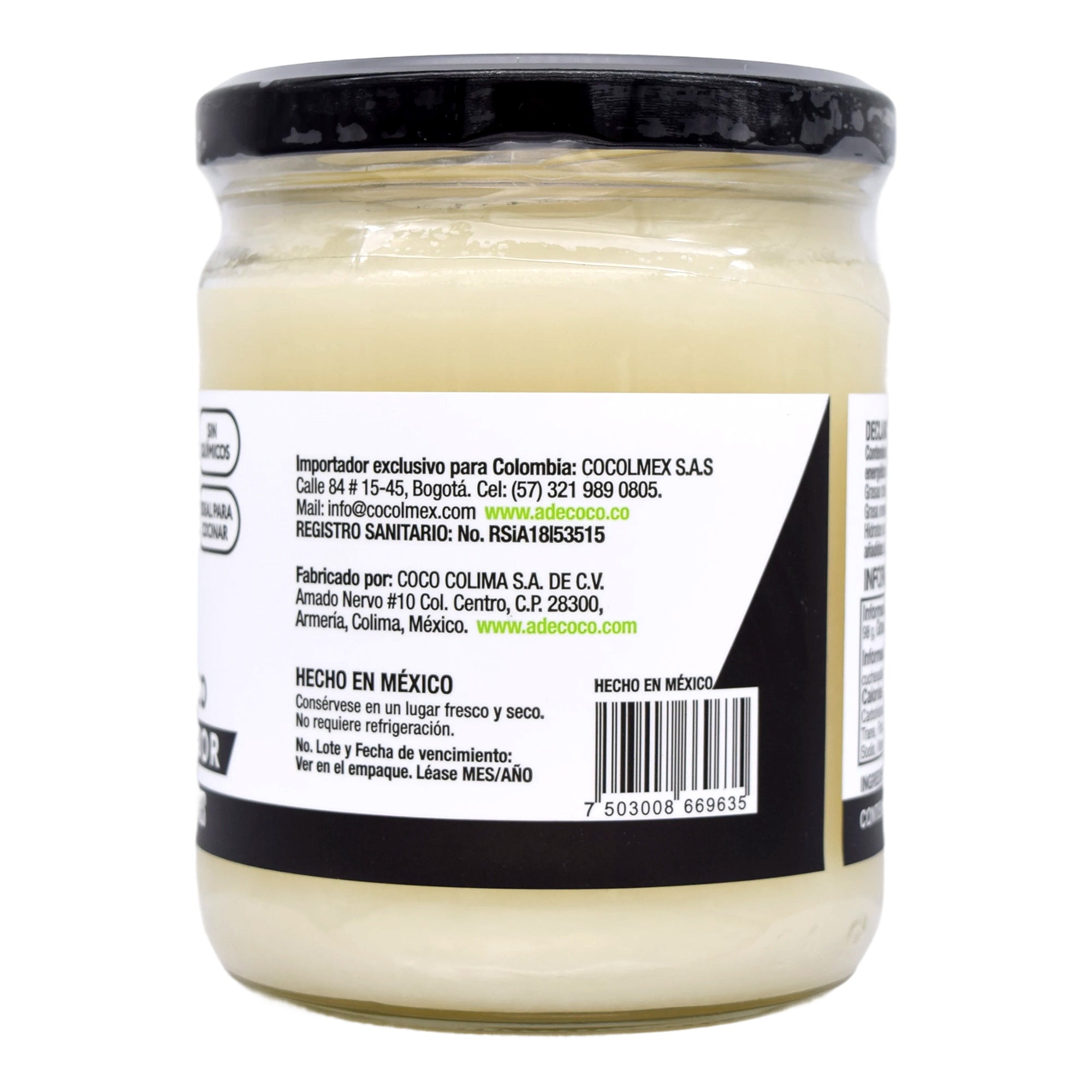 Aceite De Coco Sin Olor Y Sin Sabor 420 Ml